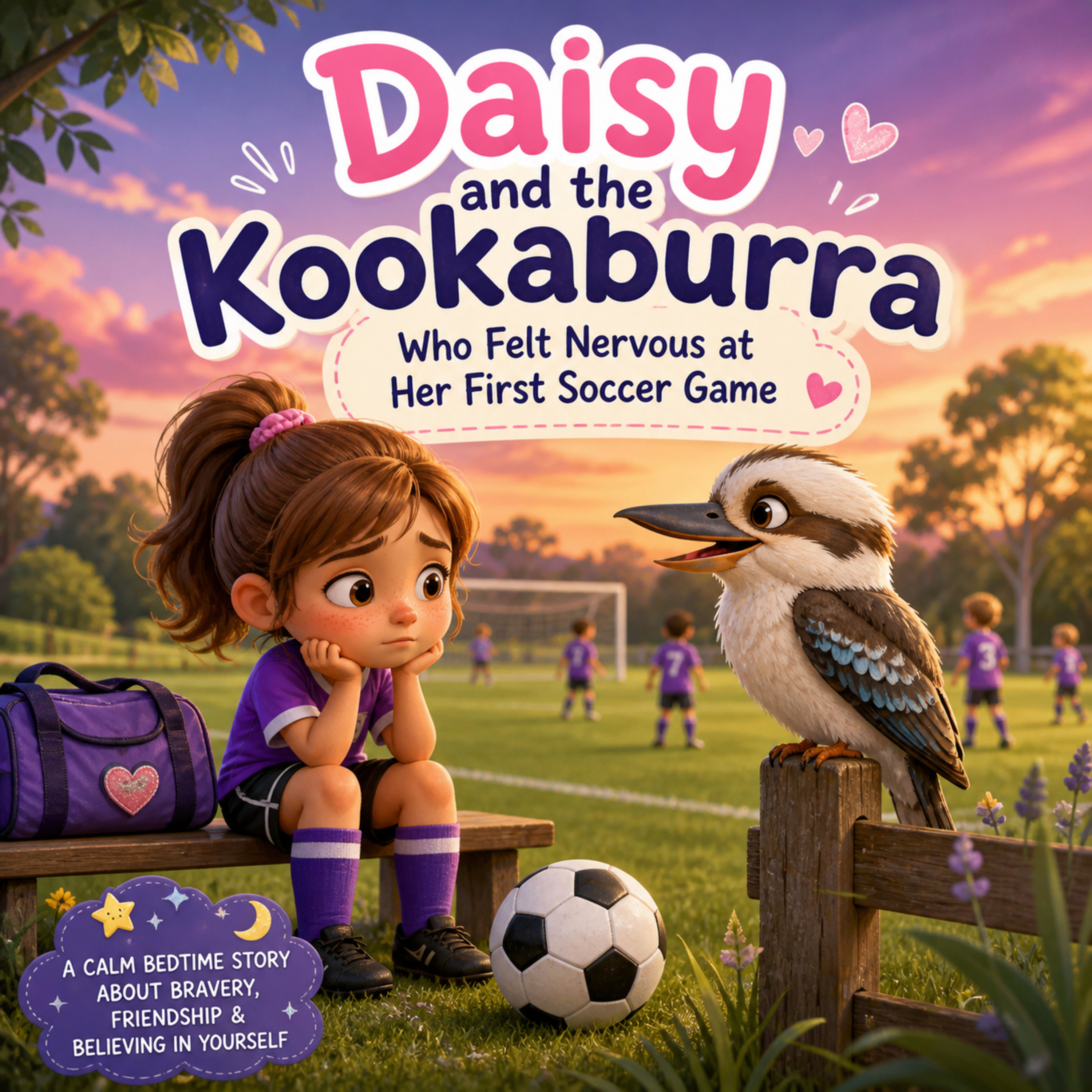 🌙 Daisy and the Kookaburra Who Felt Nervous Before Her First Soccer Game 🐦 (Calm Bedtime Story for Kids)