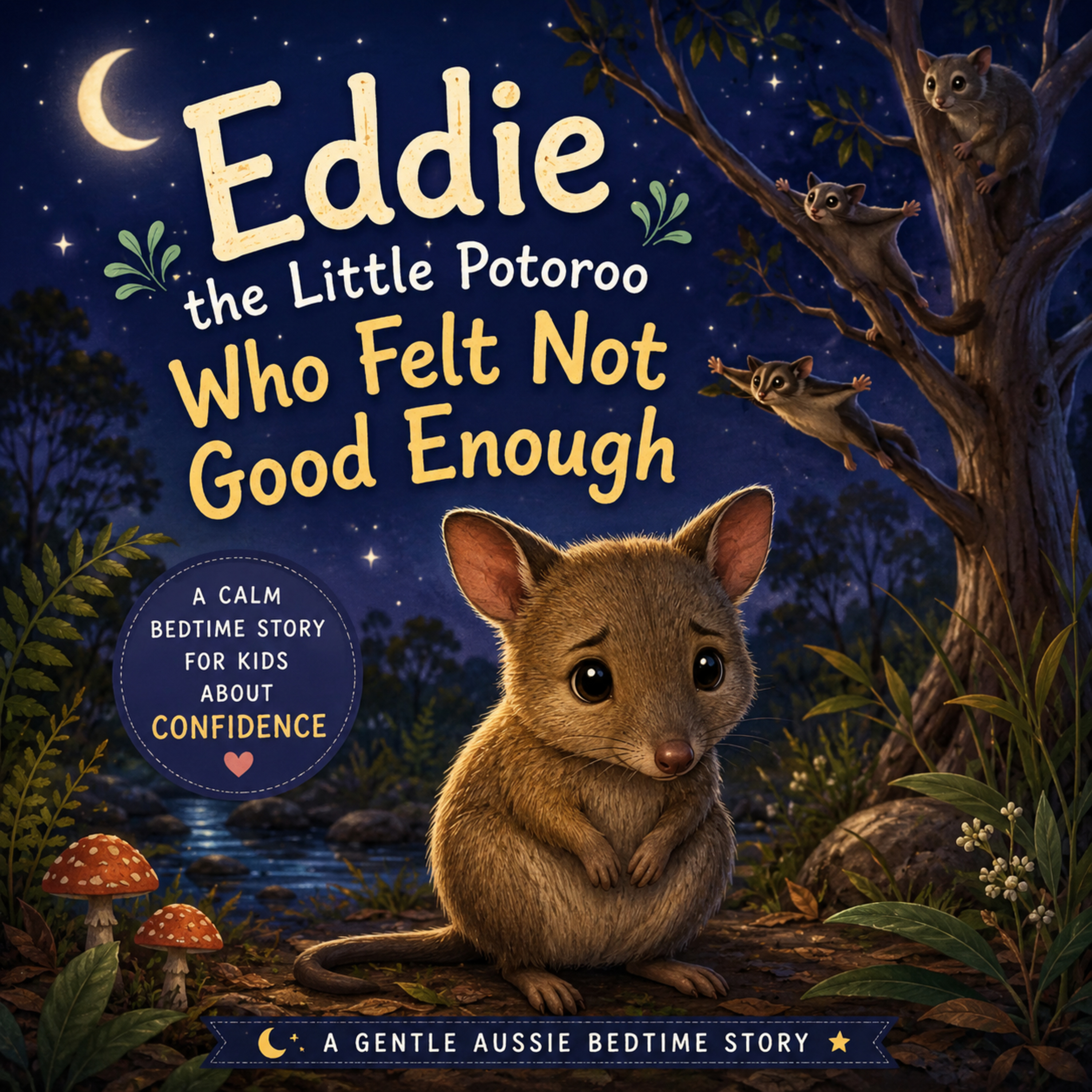 🌙 Eddie the Little Potoroo Who Felt Not Good Enough 🐾 (Calm Bedtime Story for Kids About Confidence)