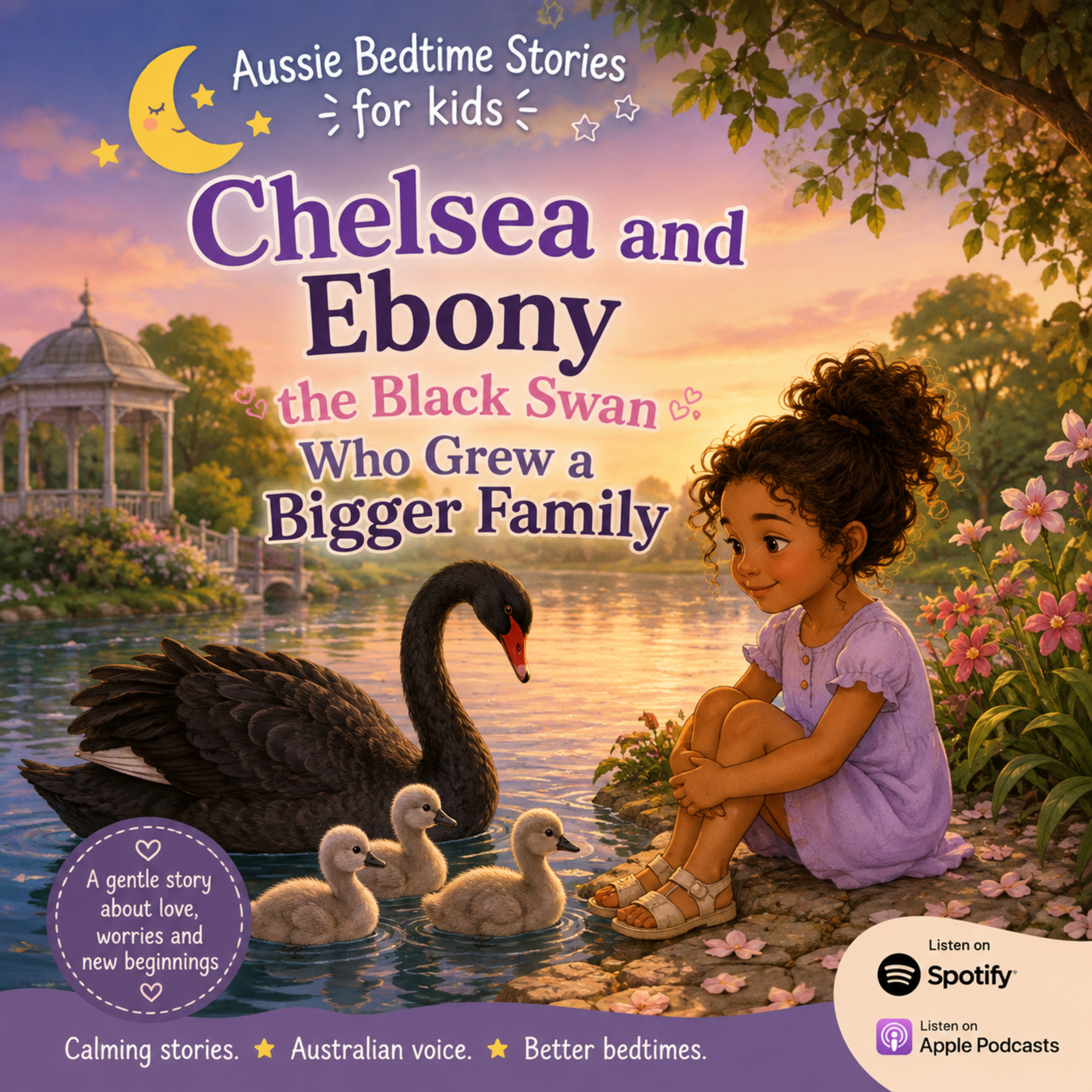 🌙 Chelsea and Ebony the Black Swan Who Grew a Bigger Family 🦢
