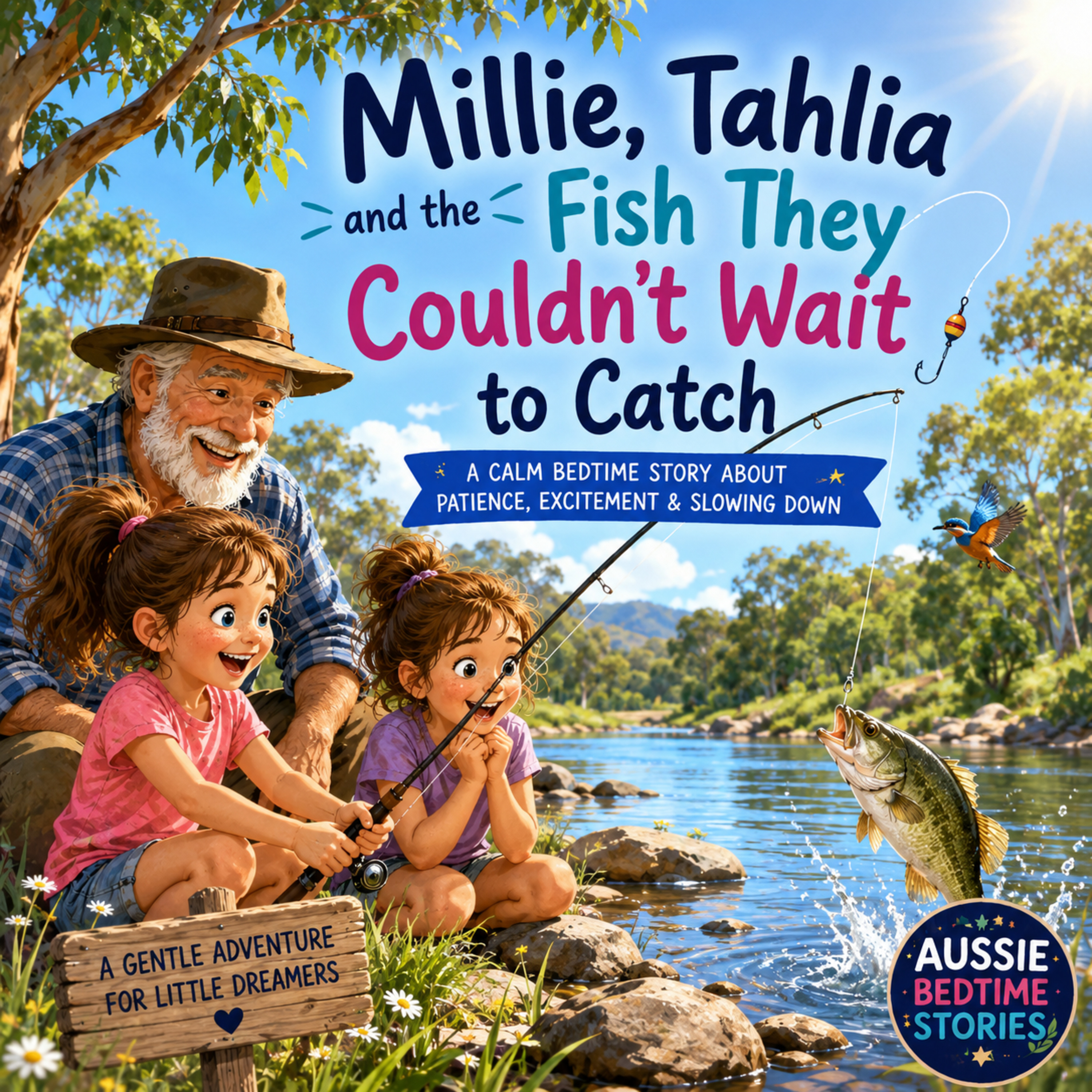 🌙 Millie, Tahlia and the Fish They Couldn’t Wait to Catch 🎣 A Calm Bedtime Story for Kids About Patience, Excitement & Slowing Down