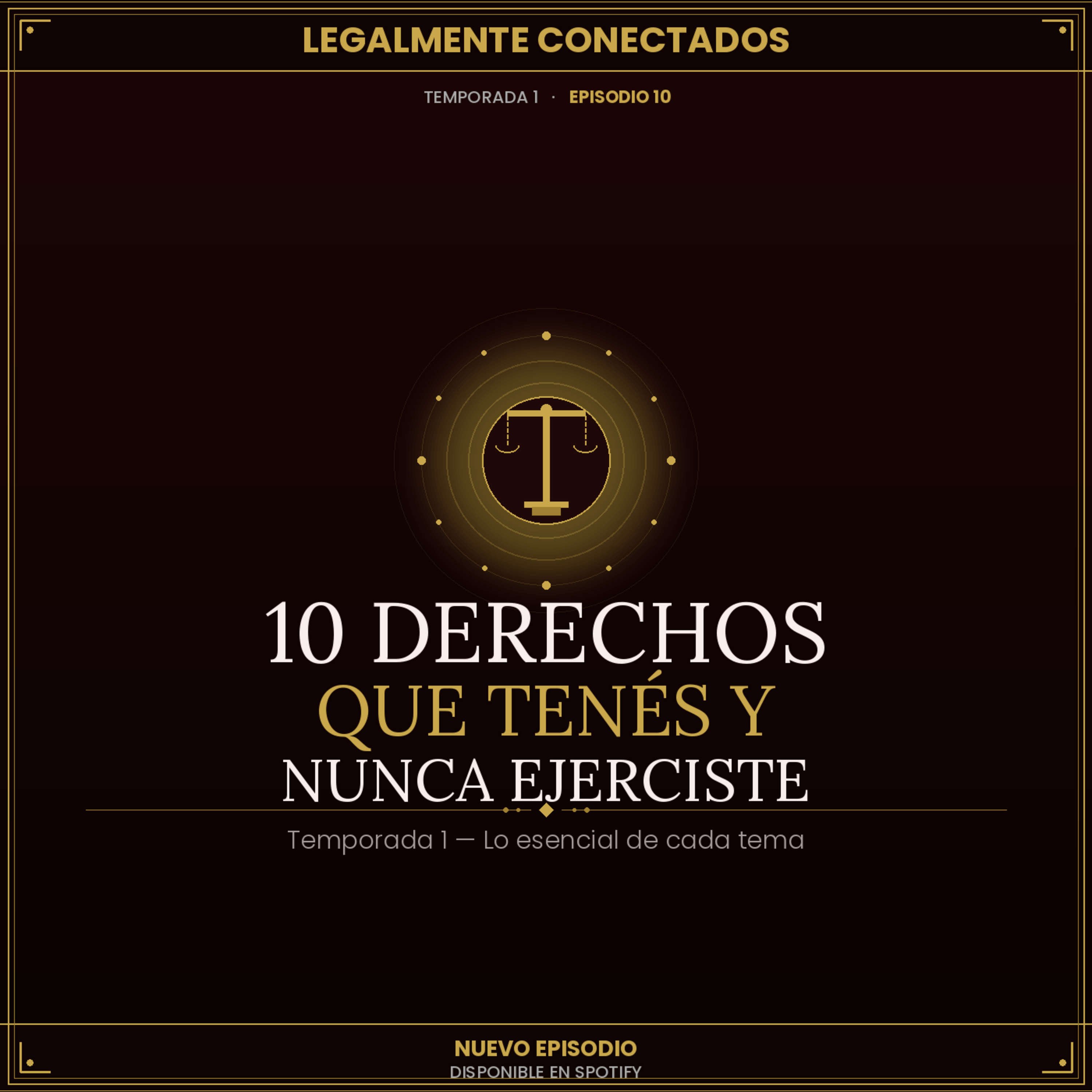 Los 10 derechos que tenes y que nunca ejerciste episode artwork