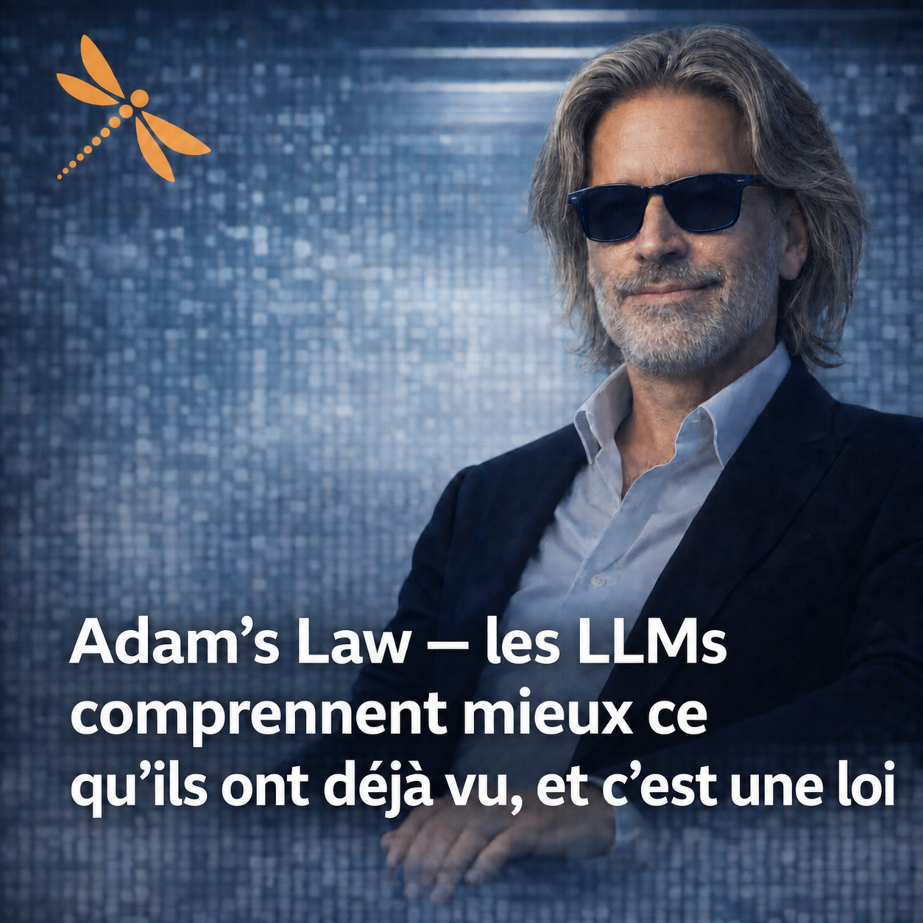 Adam's Law — les LLMs comprennent mieux ce qu'ils ont déjà vu, et c'est une loi episode artwork