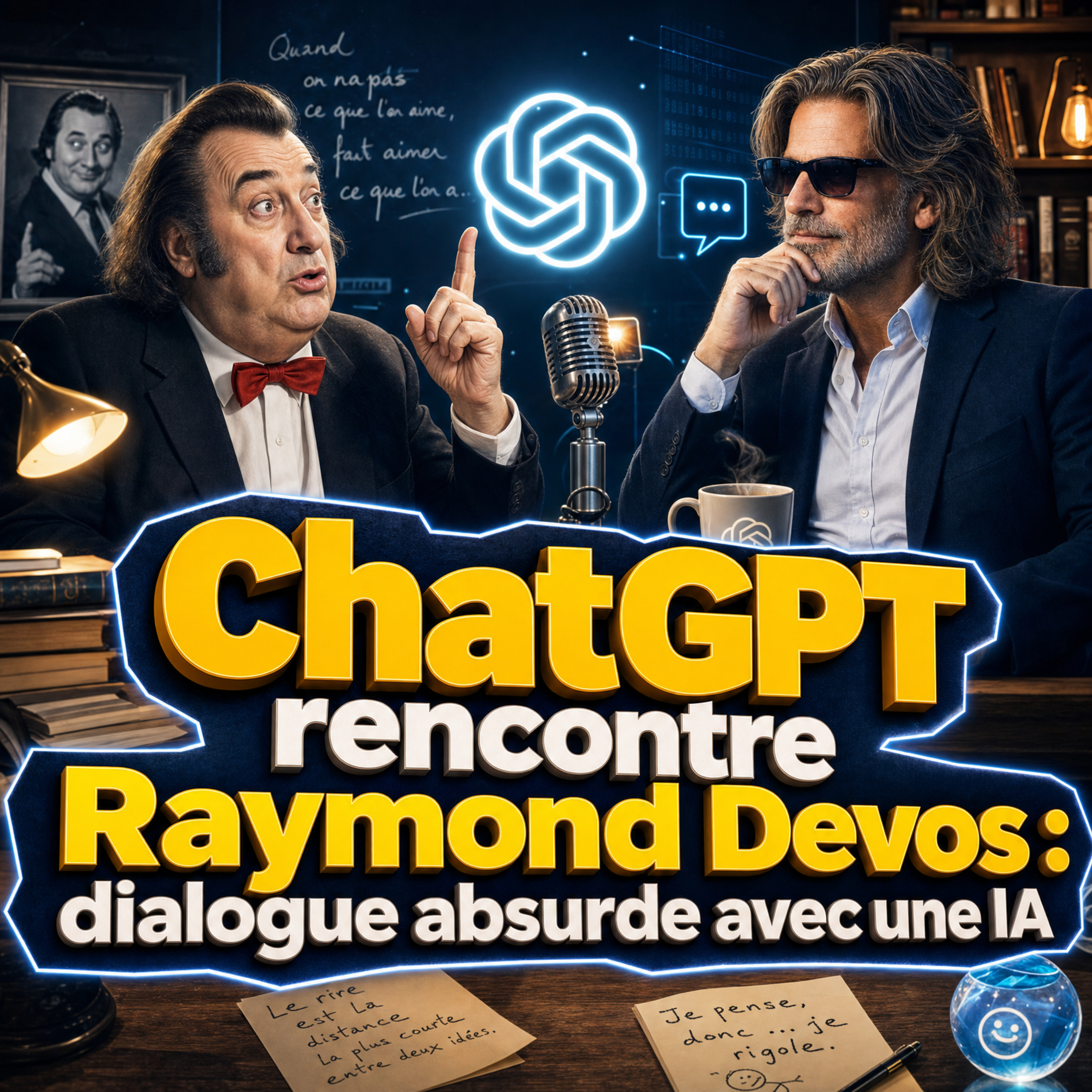 ChatGPT rencontre Raymond Devos : dialogue absurde avec une IA episode artwork