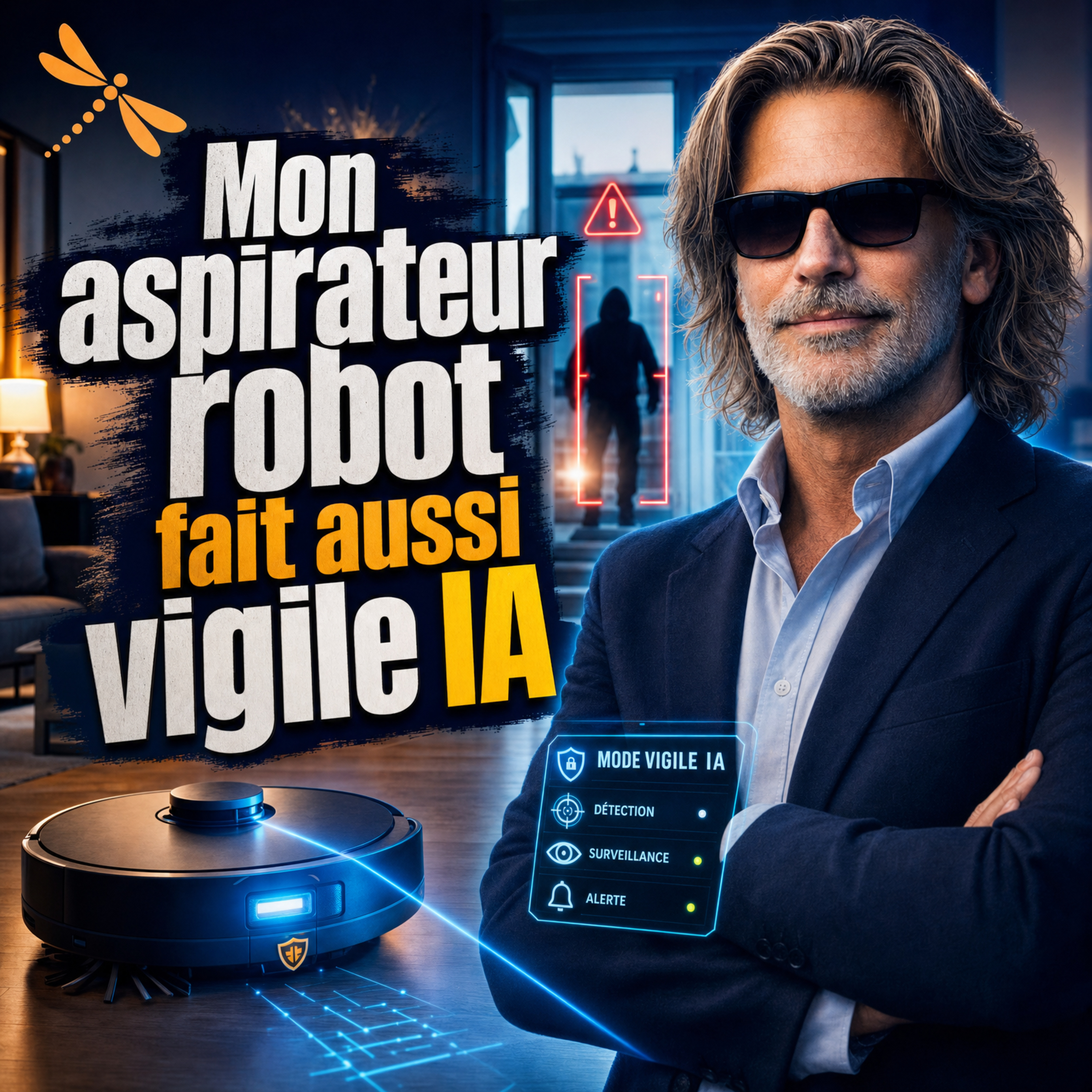 Mon aspirateur robot fait aussi vigile IA episode artwork