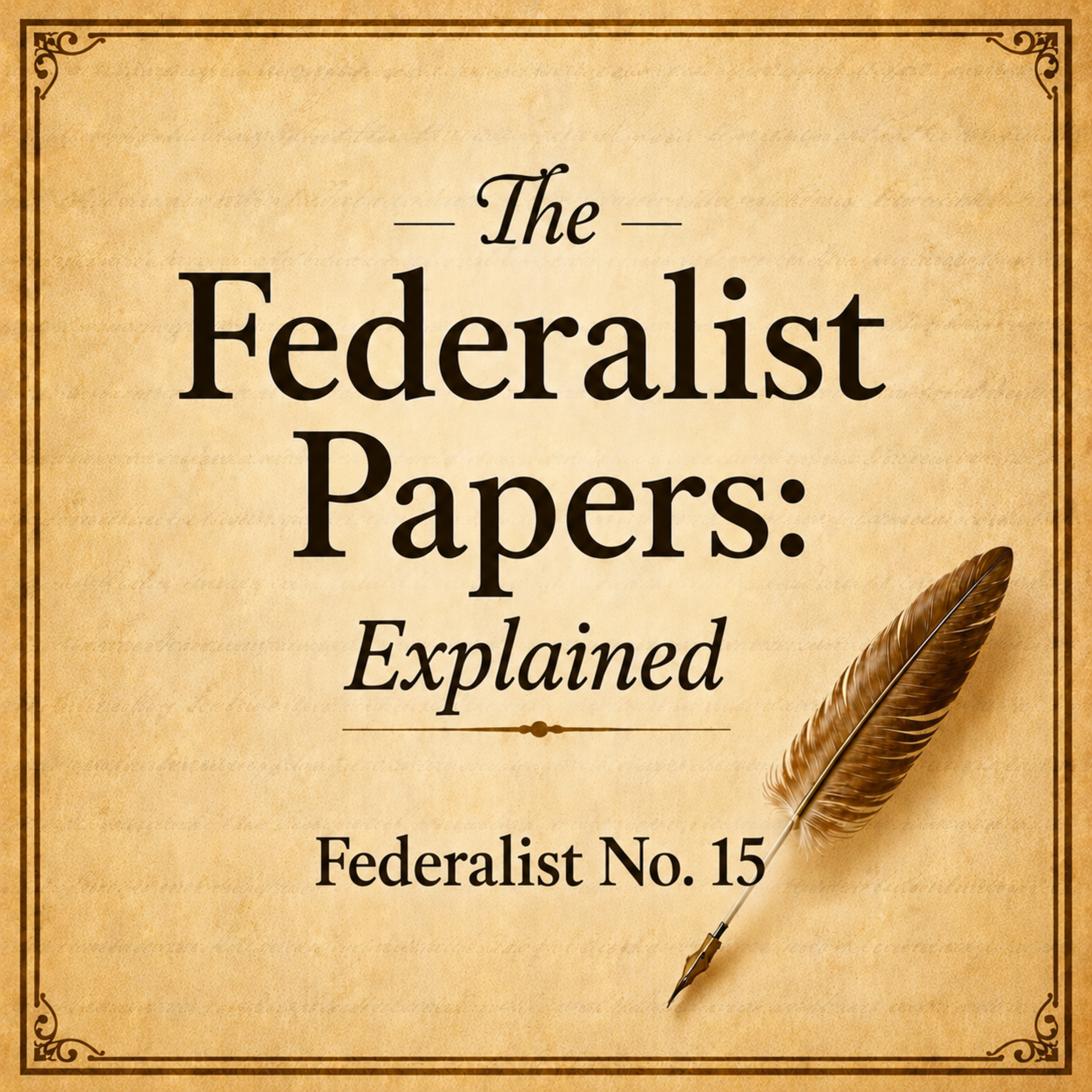 Federalist No. 15 Explained: Why America's First Government Failed episode artwork