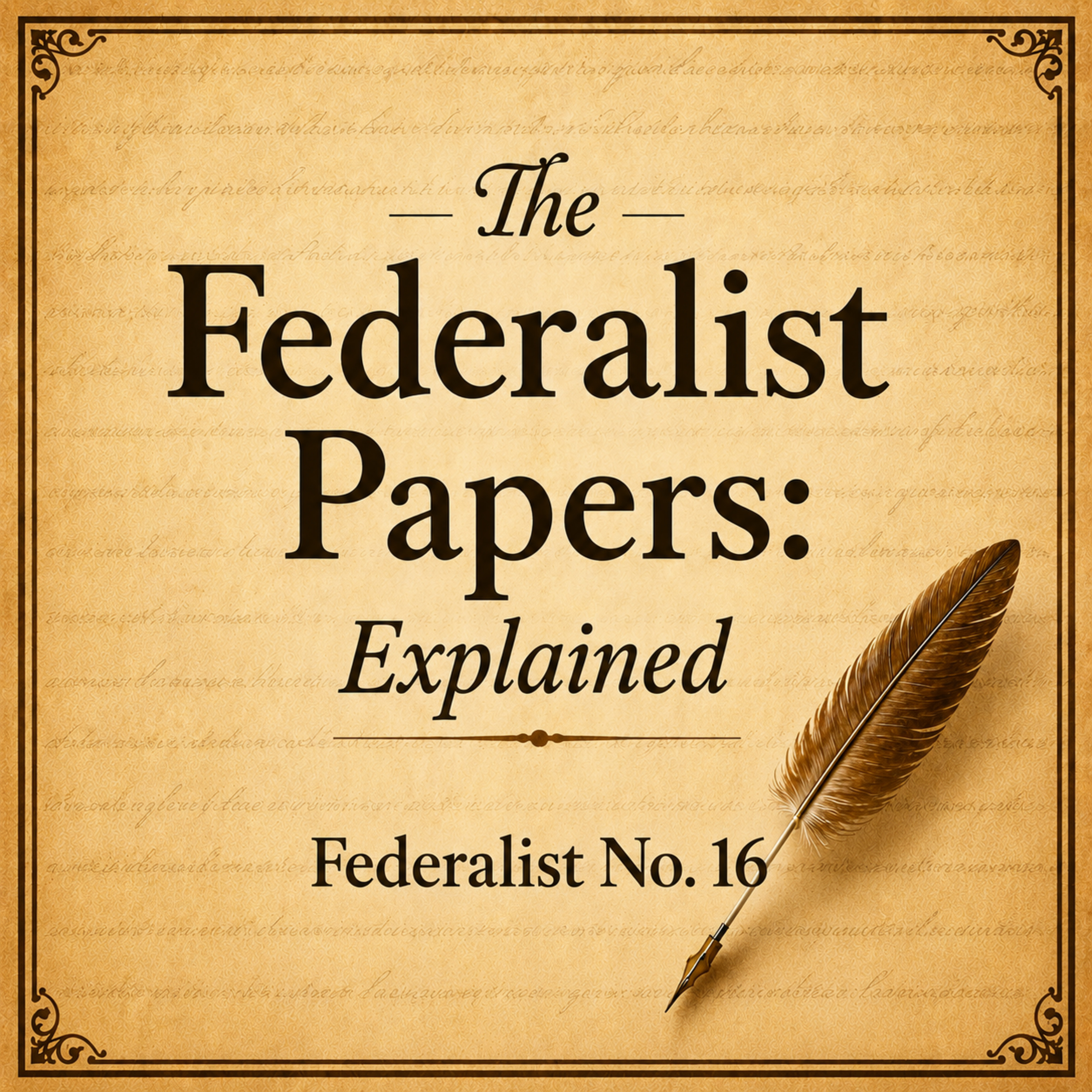 Federalist No. 16 Explained: You Can't Put a State in Jail episode artwork