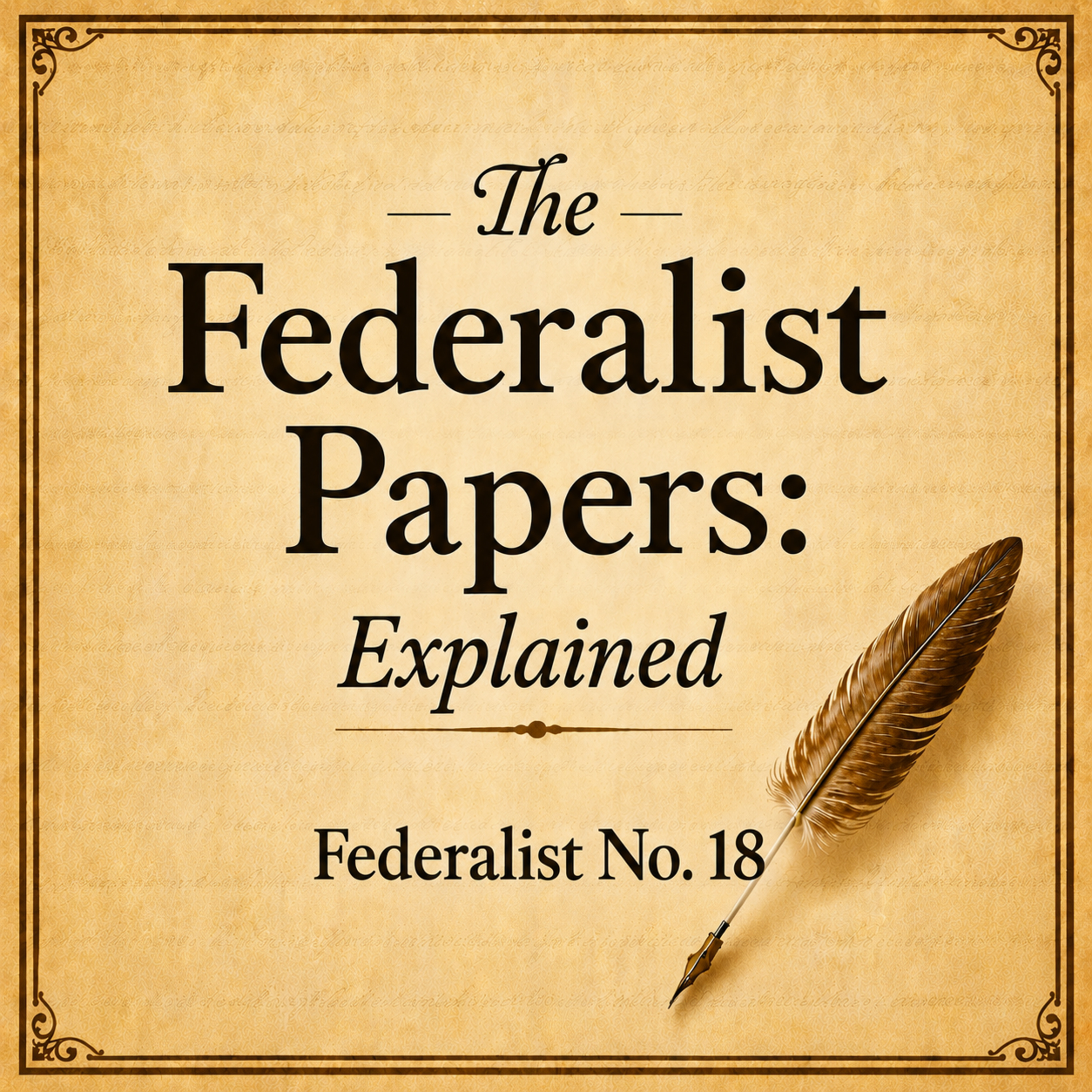 Federalist No. 18 Explained: What Ancient Greece Got Wrong episode artwork