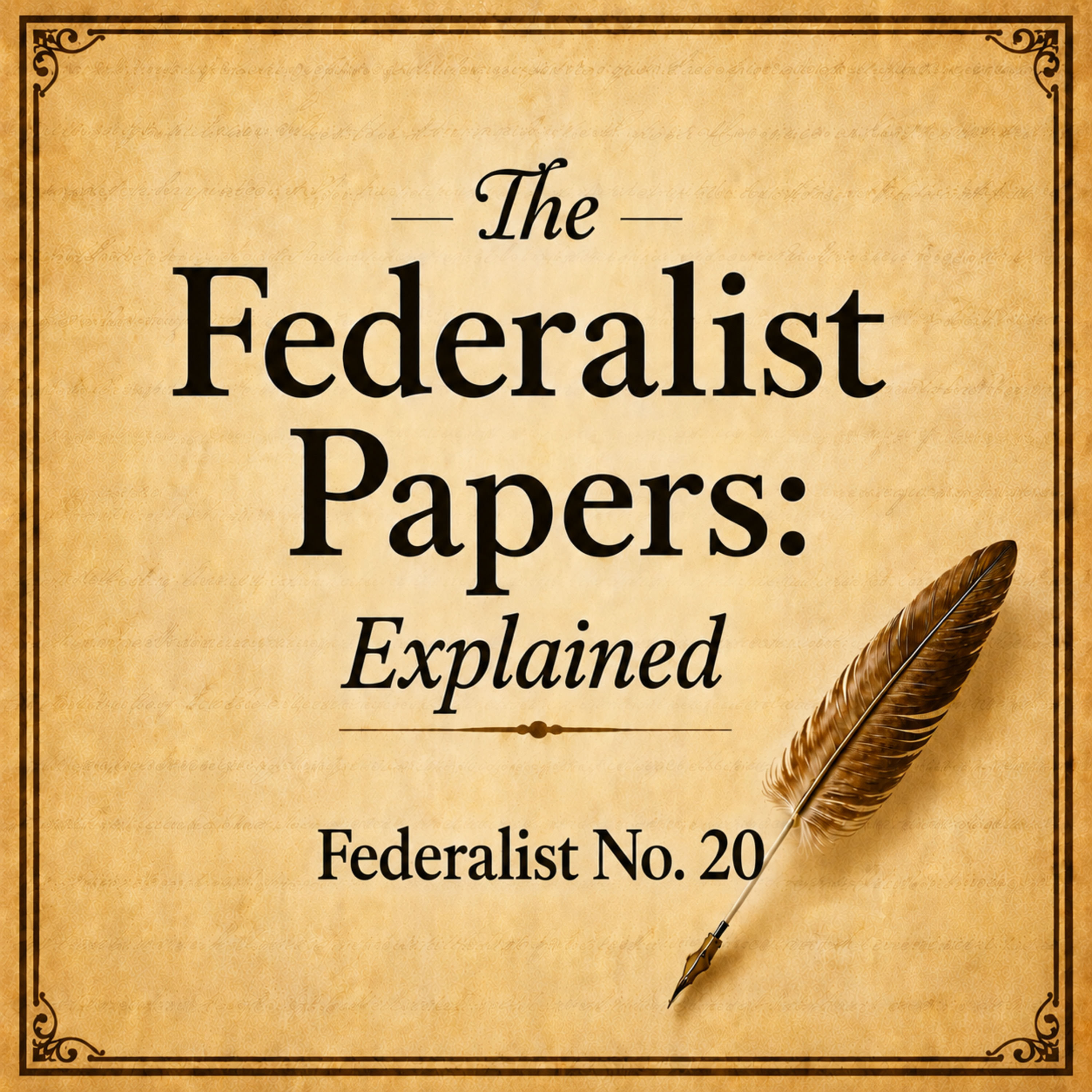 Federalist No. 20 Explained: When the Sword Is All You Have episode artwork