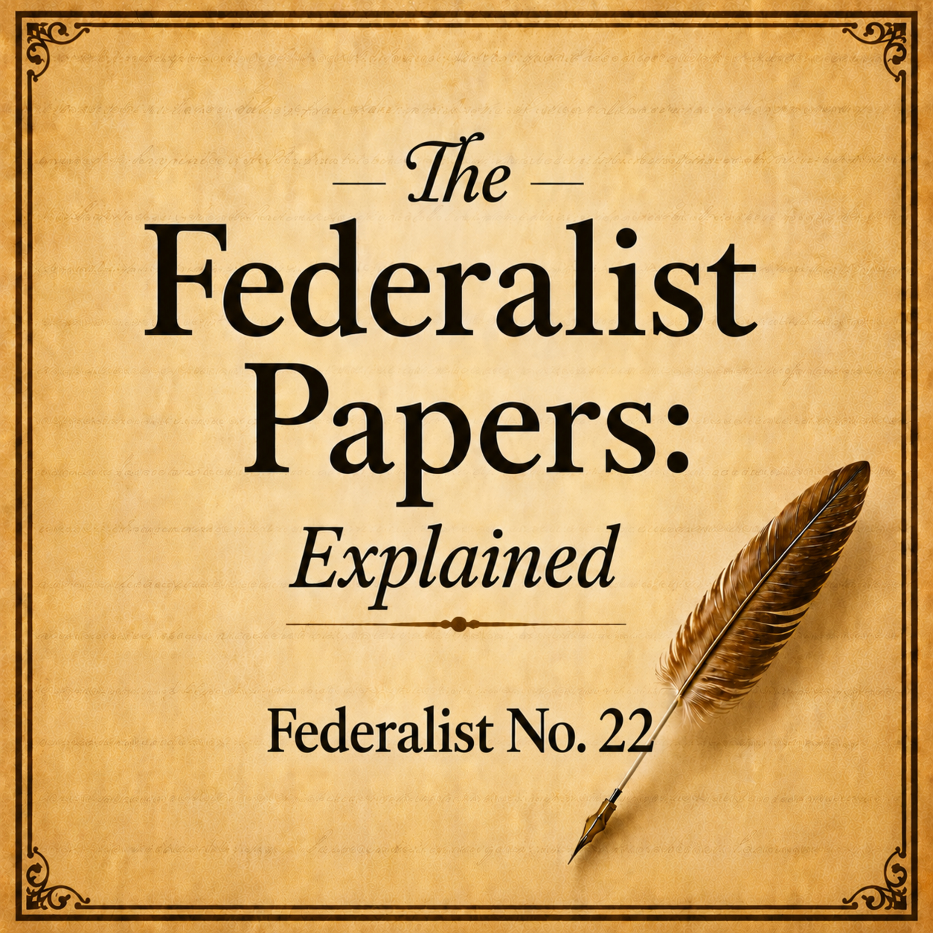 Federalist No. 22 Explained: We the People, Not the States episode artwork