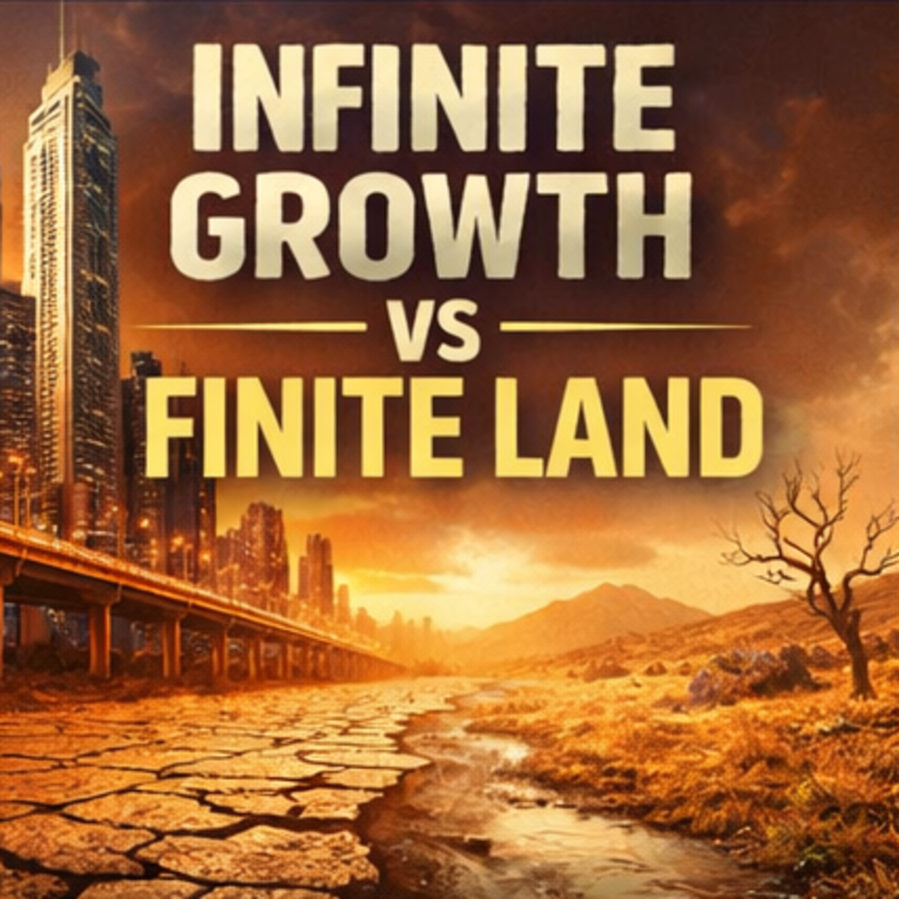 “Infinite Growth at Any Cost vs Finite Land: Australia’s Hidden Crisis & Why Australia’s Cities Can’t Keep Up” episode artwork