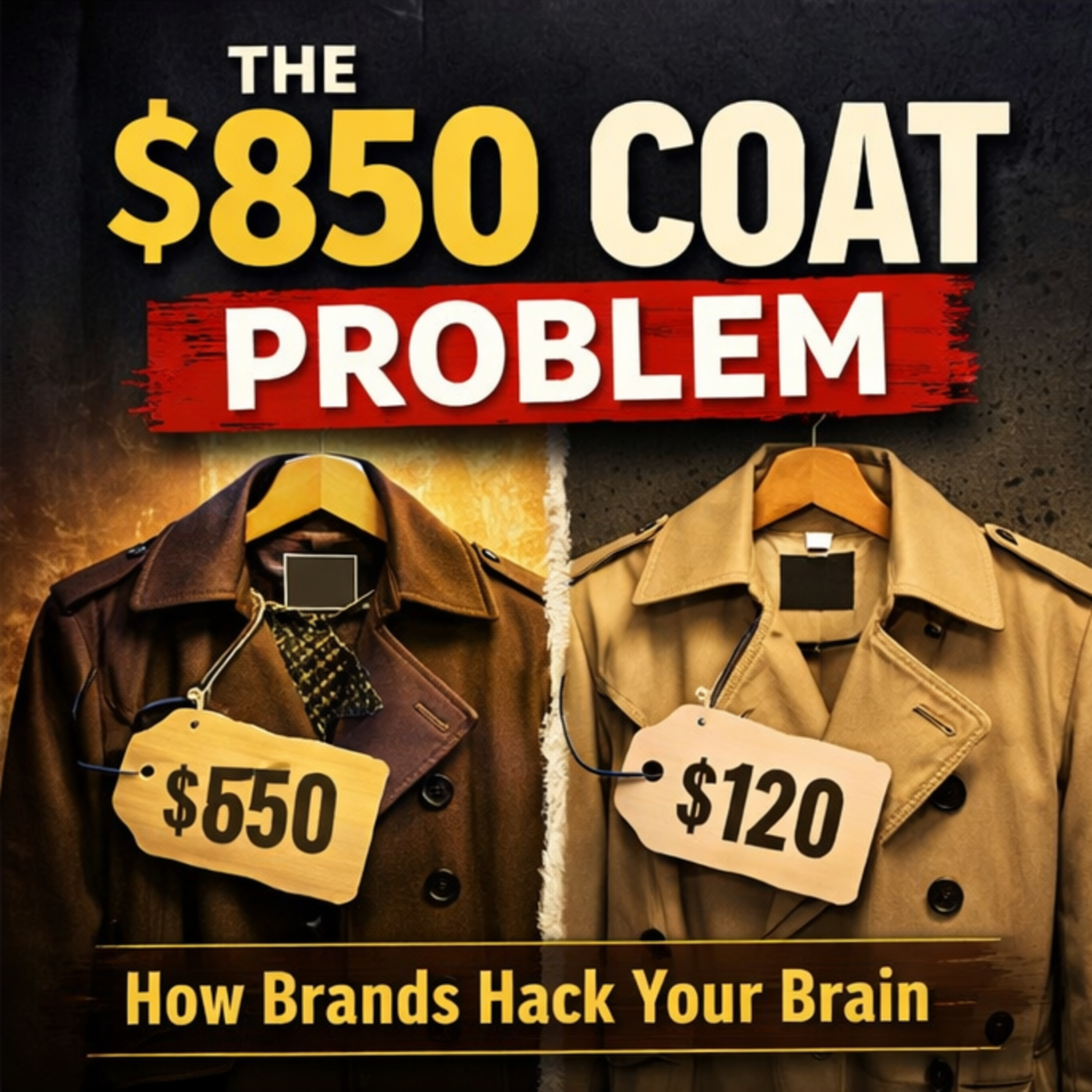 The $850 Coat Problem: How Brands Hack Your Brain episode artwork