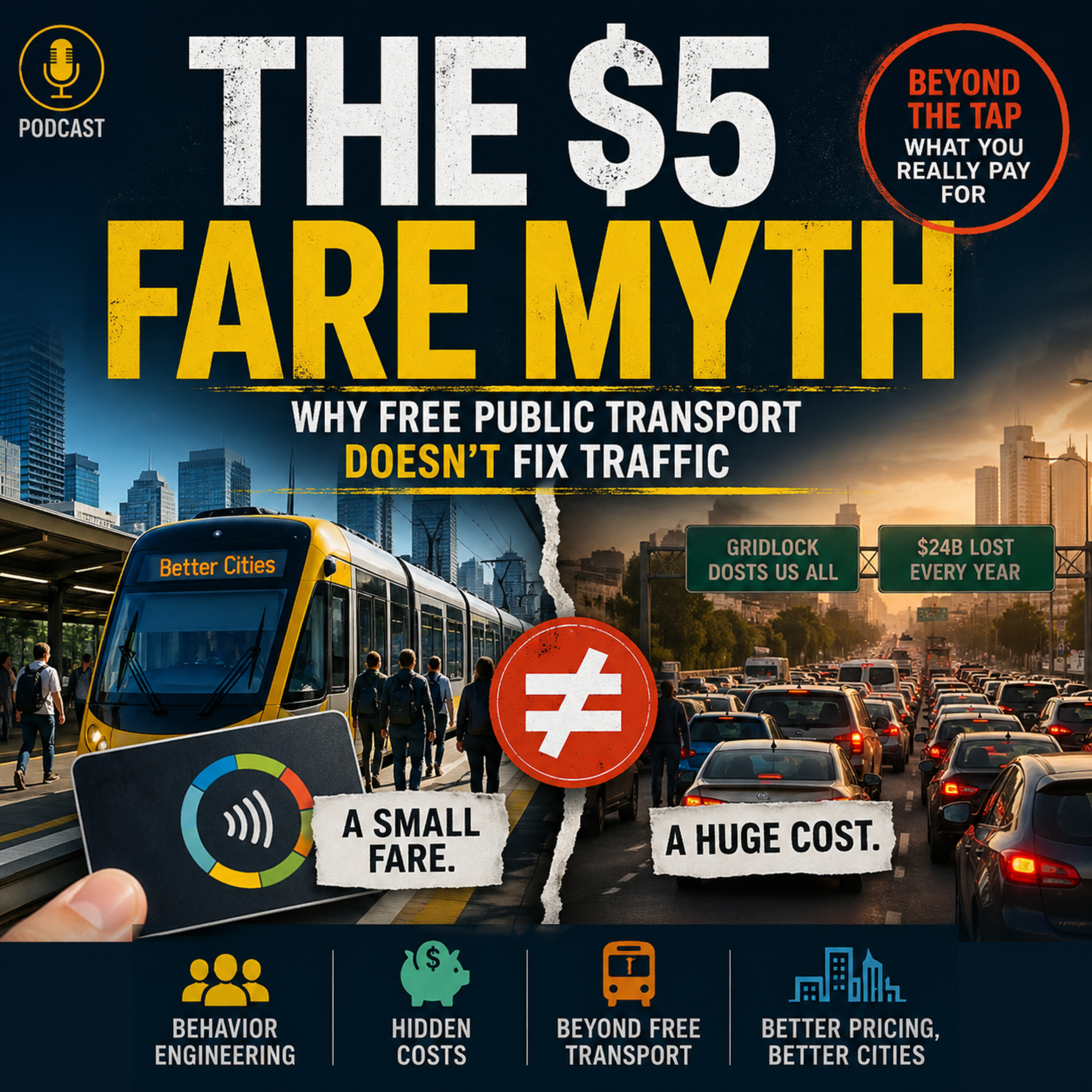 The $5 Fare Myth: Why Free Public Transport Doesn’t Fix Traffic episode artwork