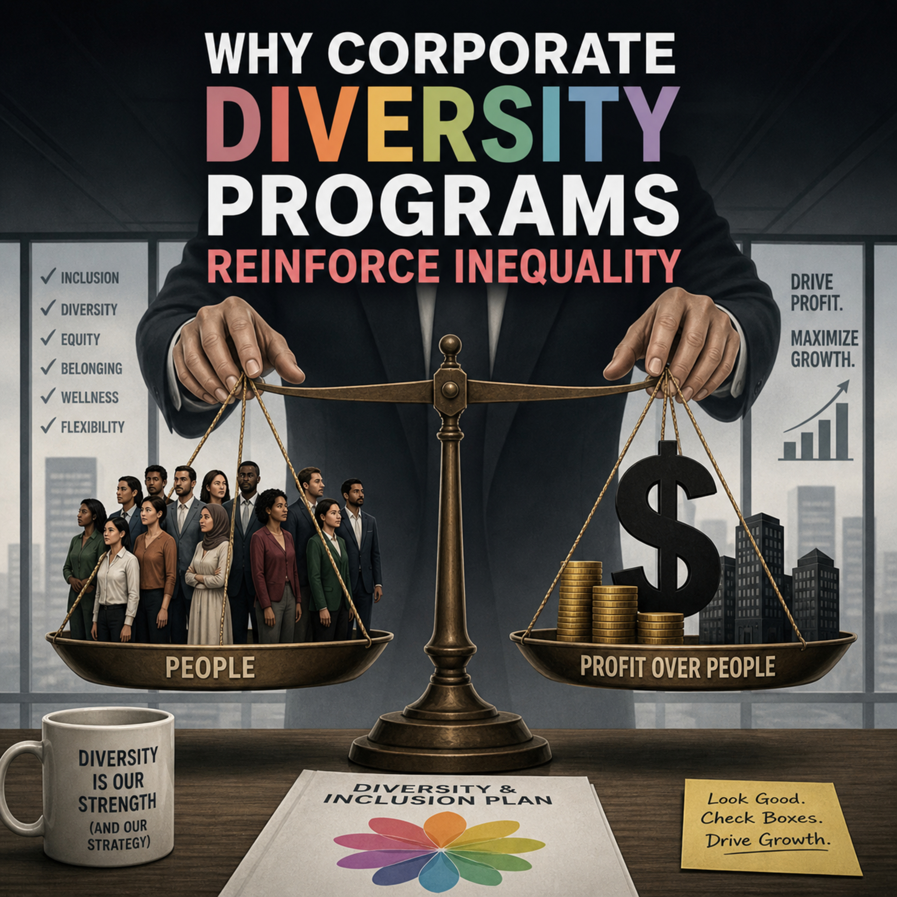 When Inclusion Becomes Exploitation- Why Corporate Diversity Programs Reinforce Inequality episode artwork