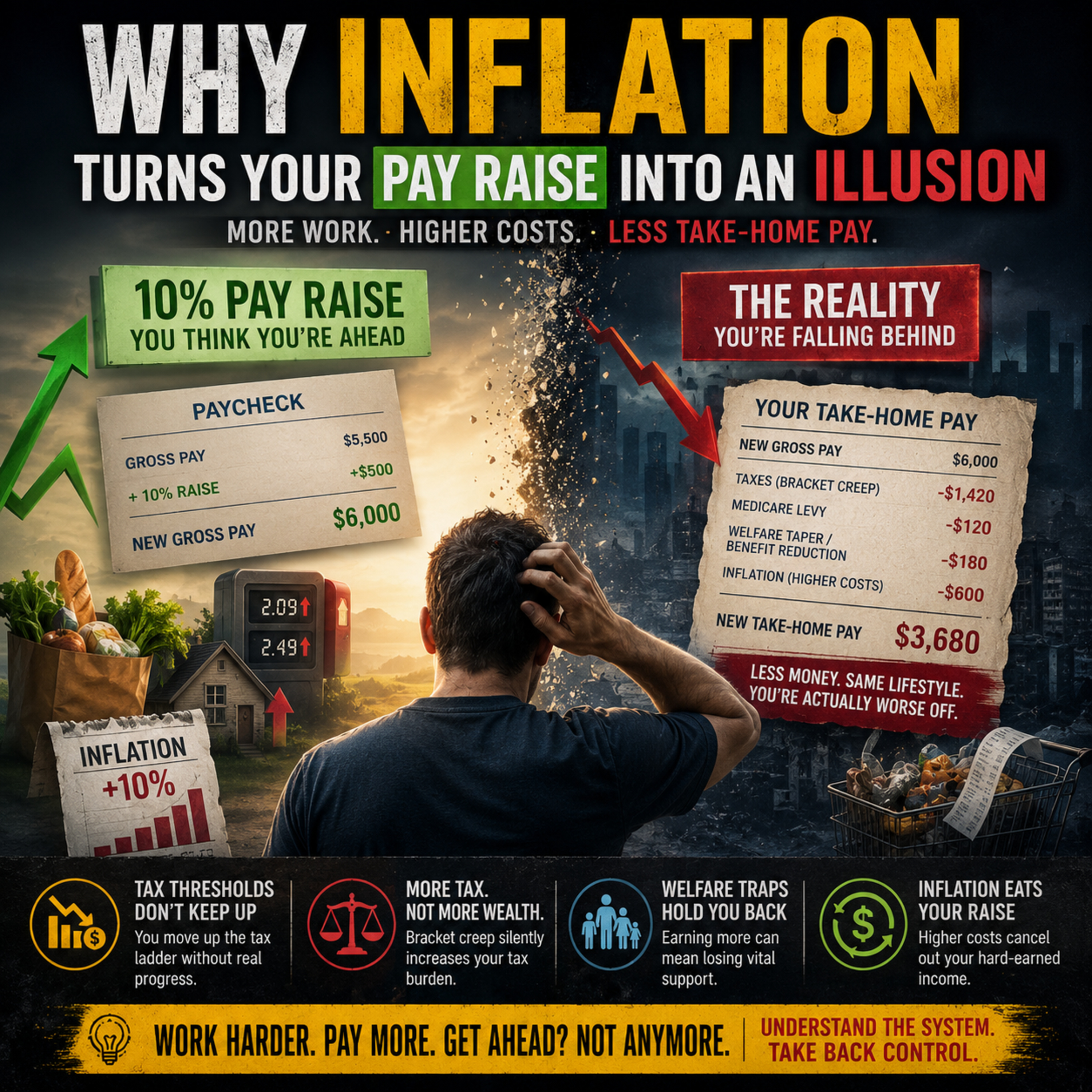 Why Inflation Turns Your Pay Raise Into an Illusion episode artwork