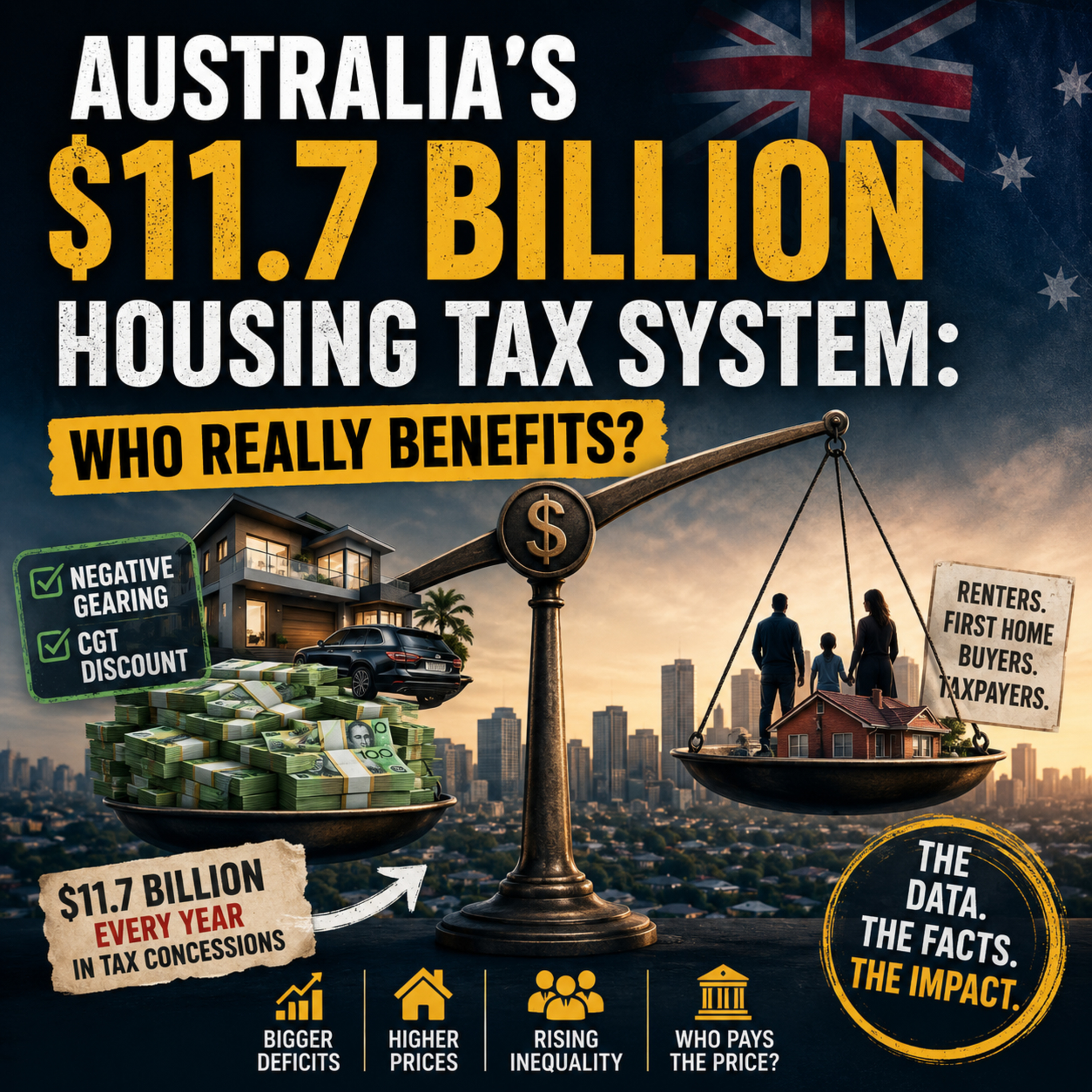 Australia’s $11.7 Billion Housing Tax System: Who Really Benefits? episode artwork