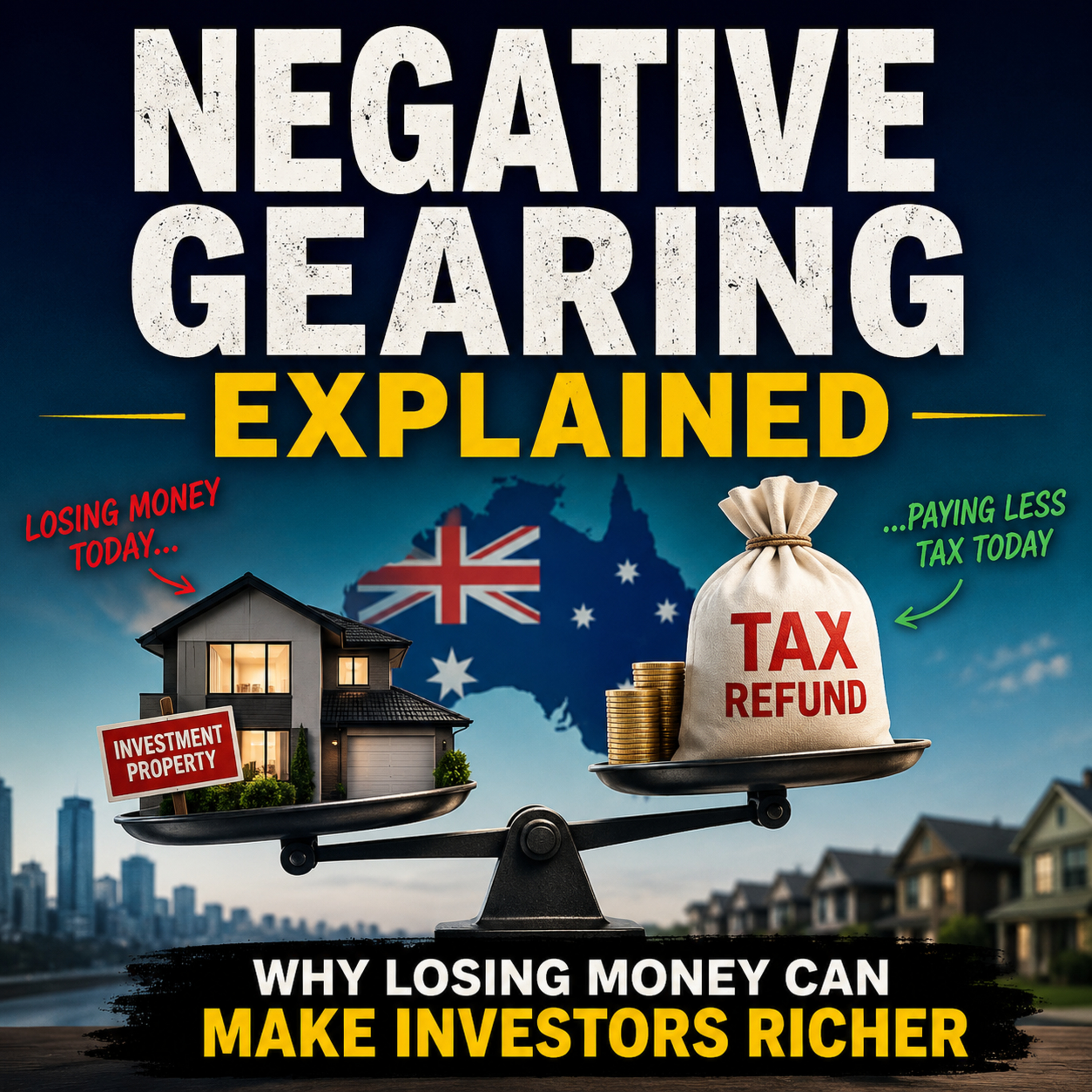 Negative Gearing Explained: Why Losing Money Can Make Investors Richer episode artwork