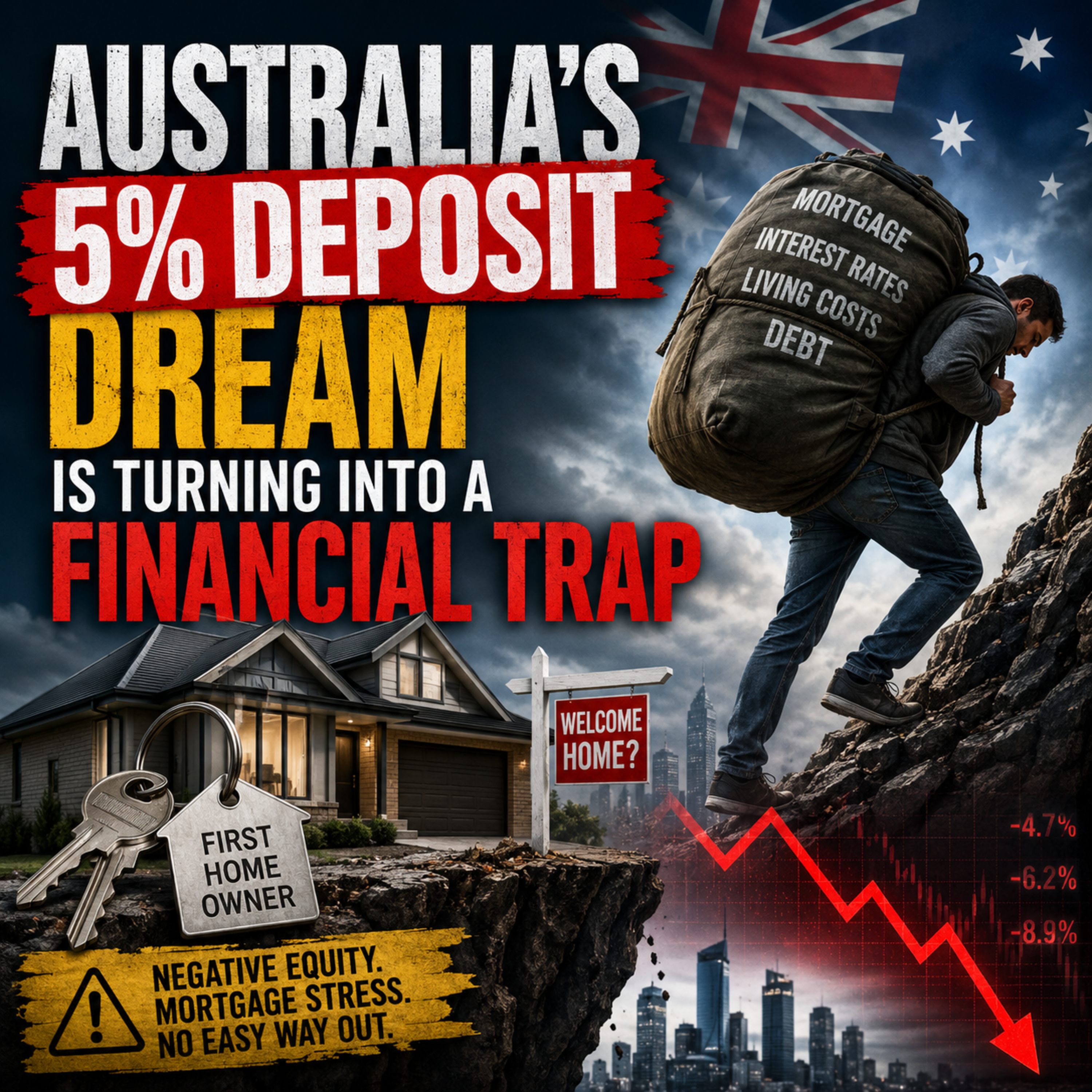Australia’s Five Percent Deposit Time Bomb: Australia’s 5% Deposit Dream Is Turning Into a Financial Trap episode artwork