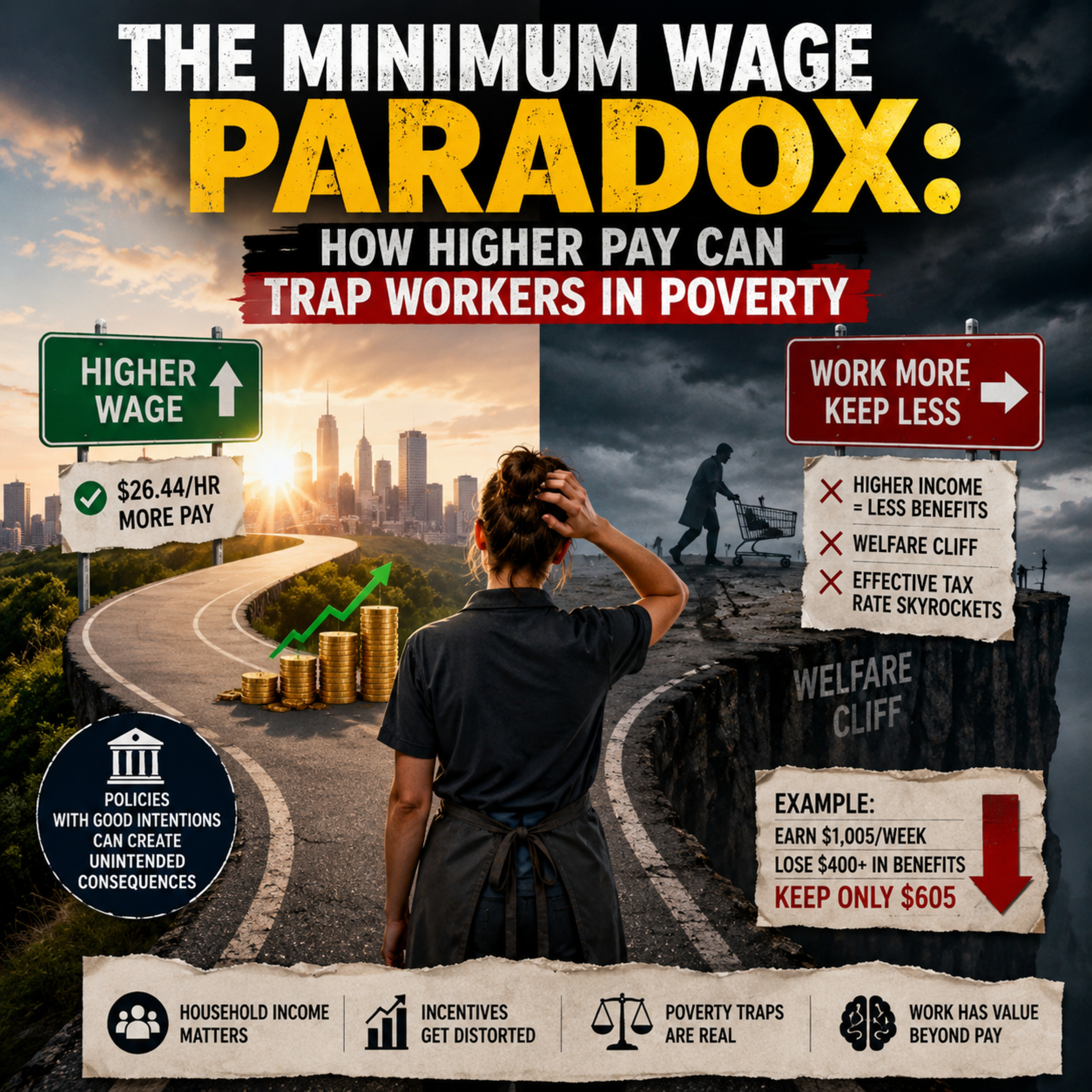 The Minimum Wage Paradox: How Higher Pay Can Trap Workers in Poverty episode artwork