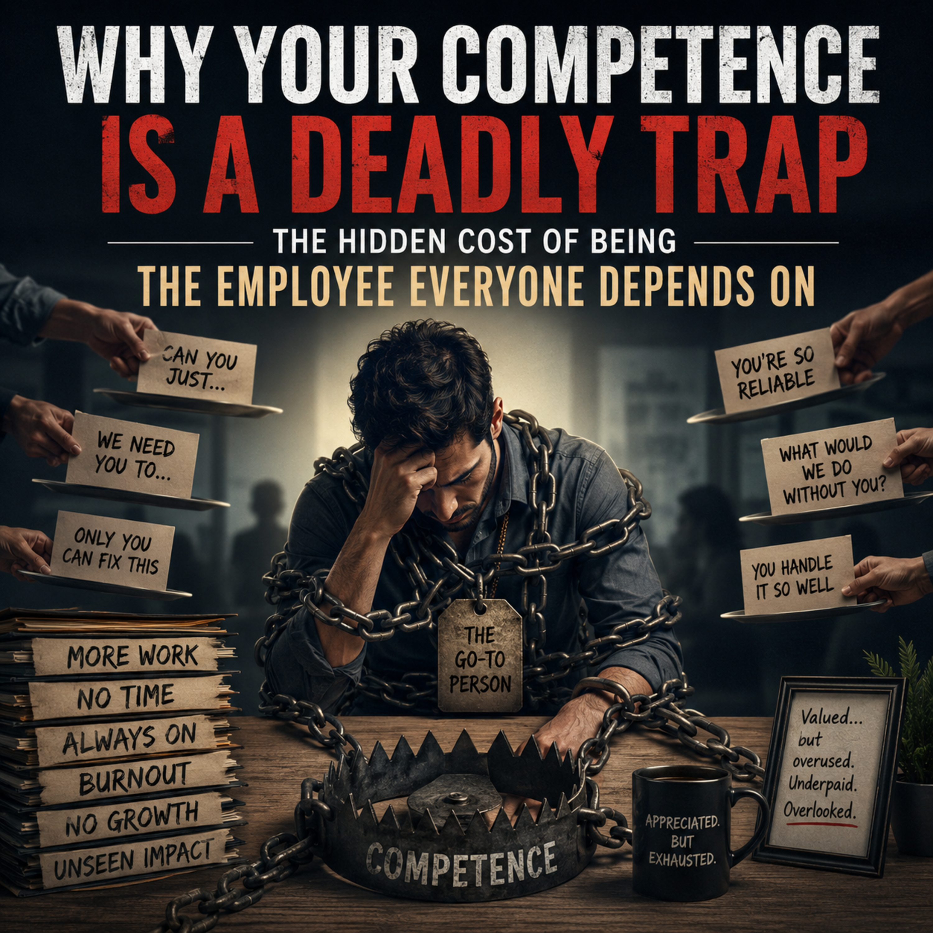 Why Your Competence Is a Deadly Trap: The Hidden Cost of Being the Employee Everyone Depends On episode artwork