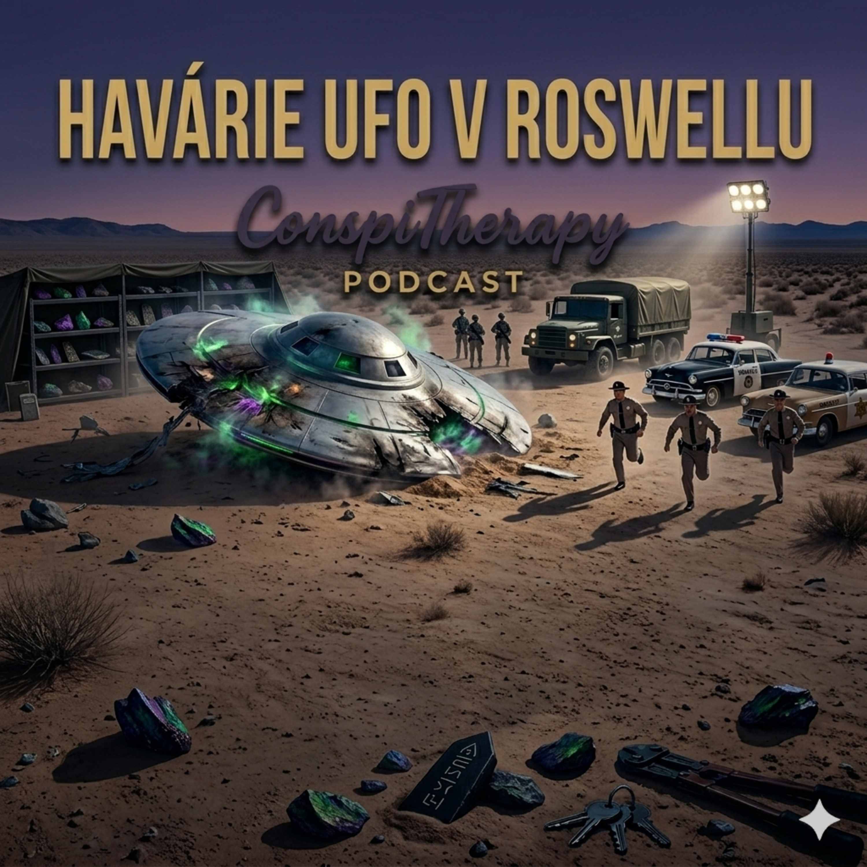 HAVÁRIE UFO V ROSWELLU: Pravda, kterou nám 70 let tají? | #8 ConspiTherapy