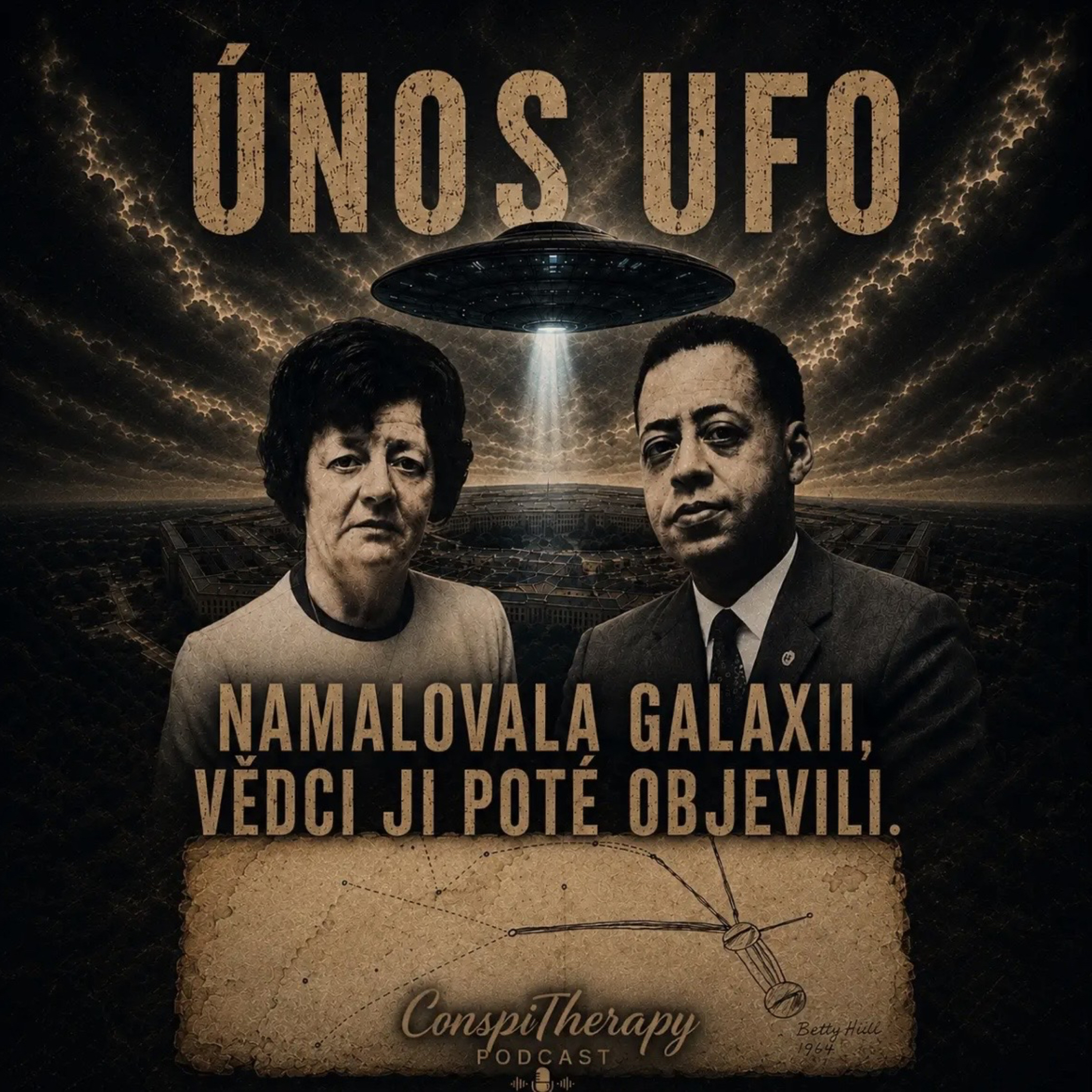 Nejslavnější Únos UFO V Historii: Betty a Barney Hillovi | KONSPIRAČNÍ TEORIE | #16 ConspiTherapy
