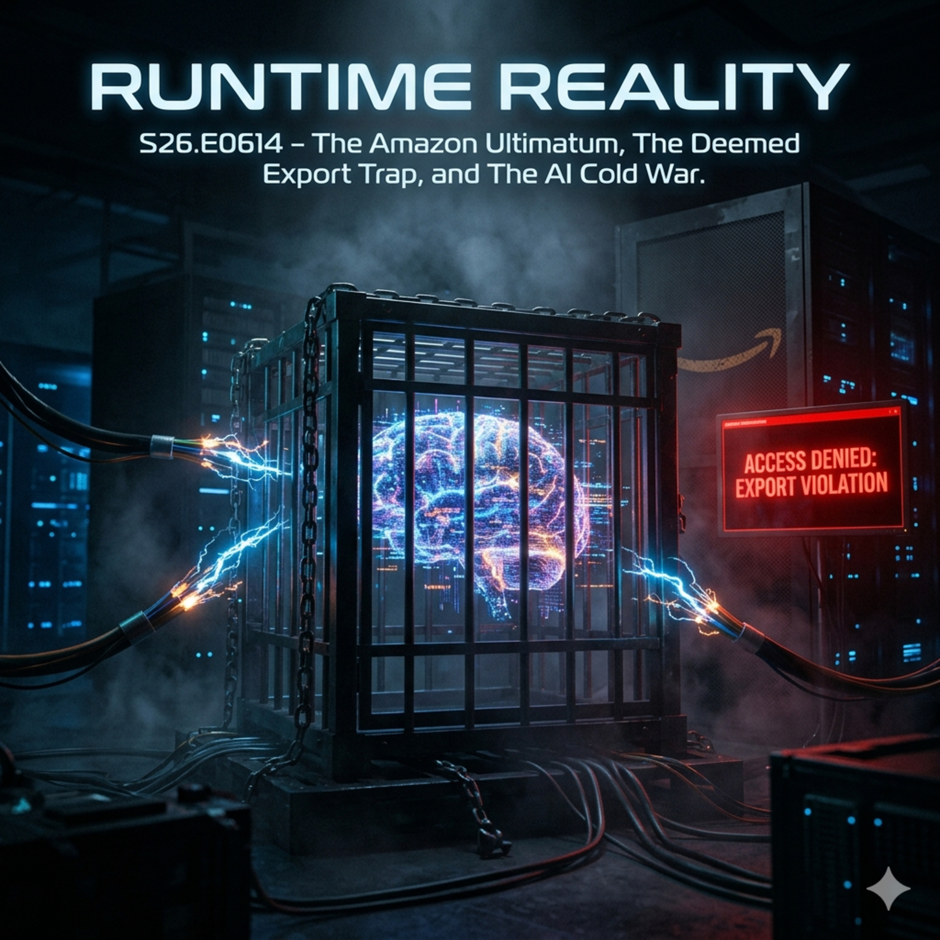 S26.E0614 – The Amazon Ultimatum, The Deemed Export Trap, and The AI Cold War episode artwork