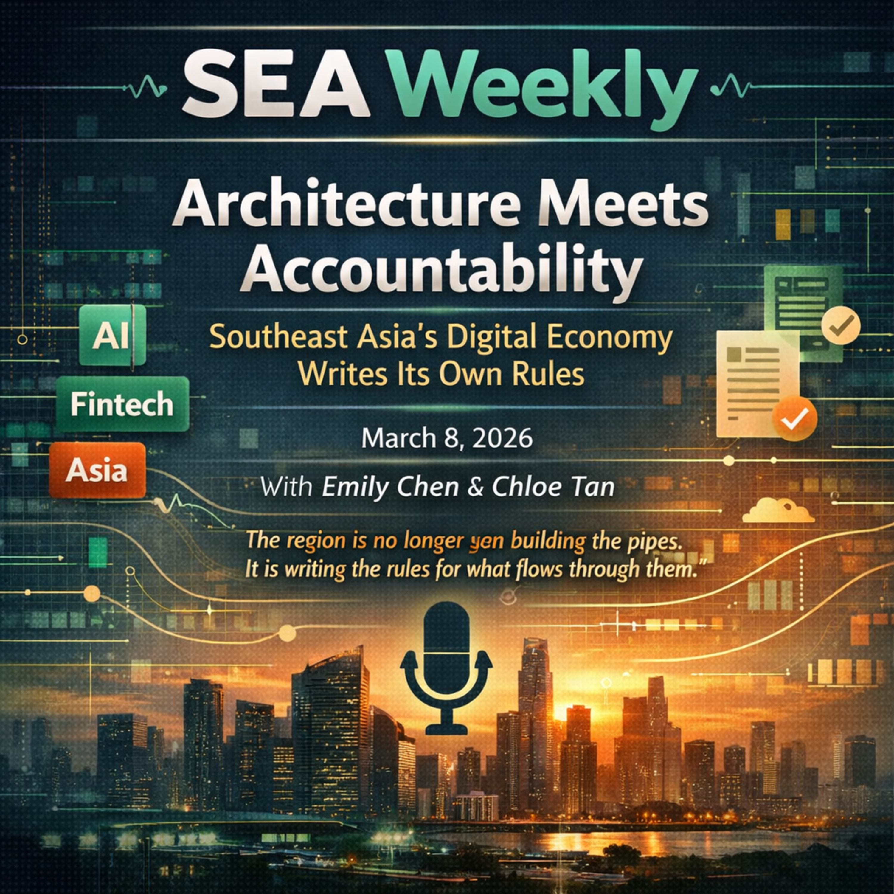 SEA Weekly: Architecture Meets Accountability — Southeast Asia's Digital Economy Writes Its Own Rules episode artwork