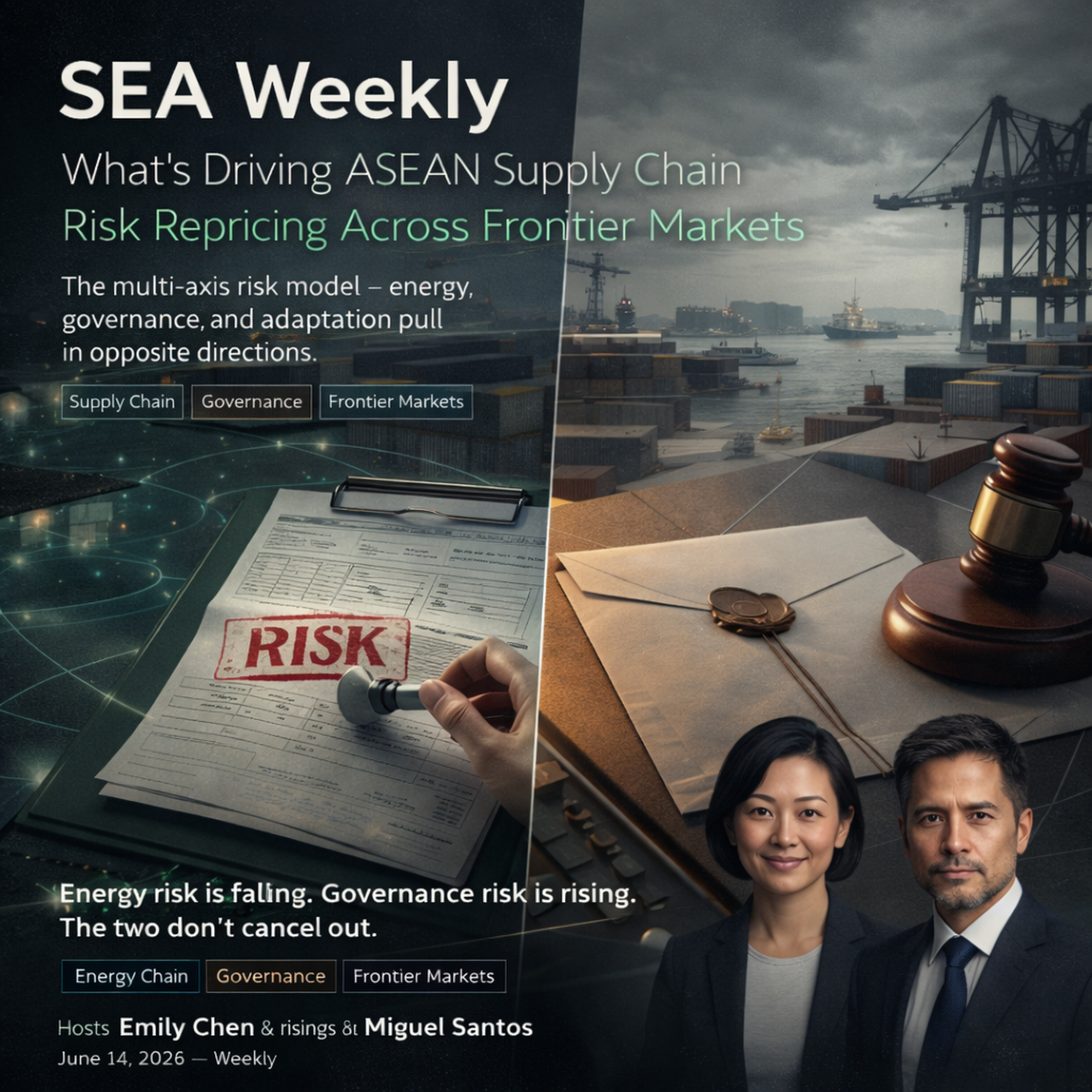 SEA Weekly - Episode 16: What's Driving ASEAN Supply Chain Risk Repricing Across Frontier Markets episode artwork