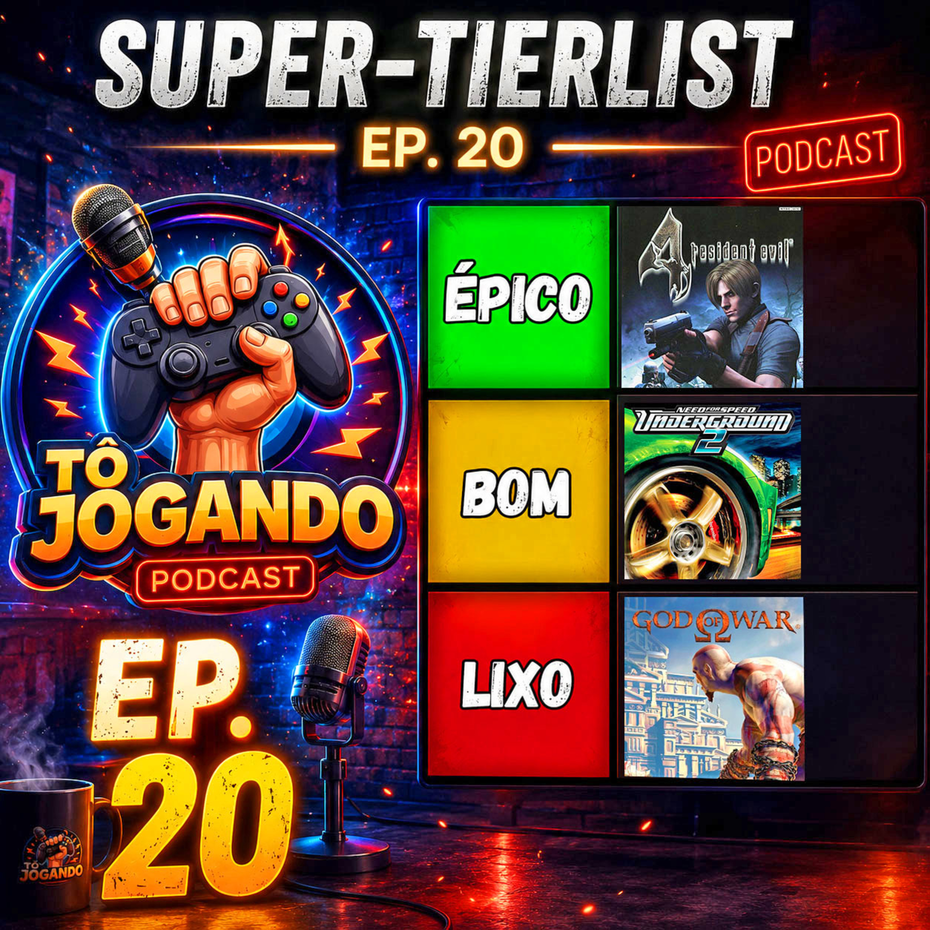 Tô Jogando 20 - Tierlist dos Melhores Games do Playstation 2 episode artwork