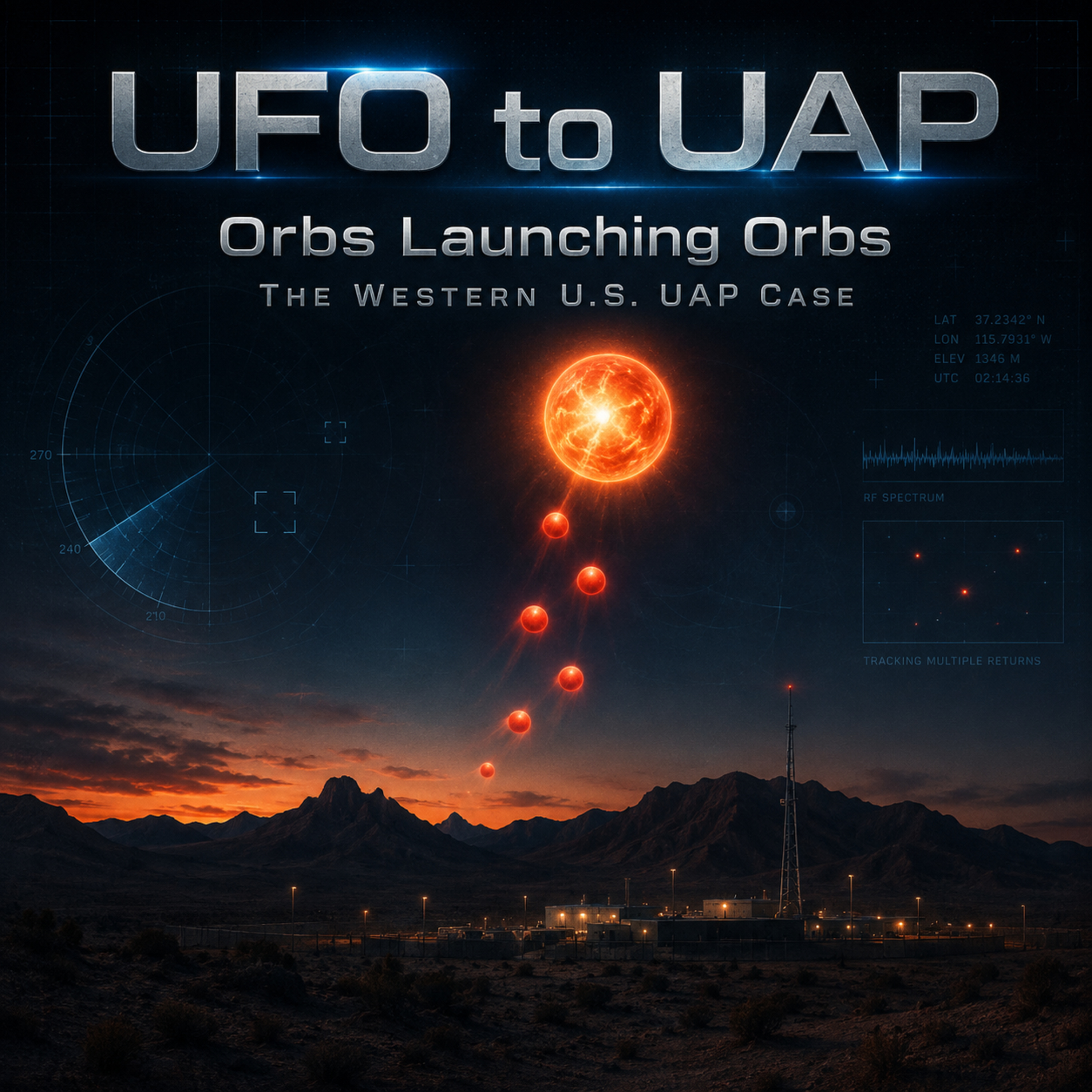 Episode 65: Orbs Launching Orbs: The Western U.S. UAP Case AARO Still Can’t Resolve — cosmic space imagery with deep atmospheric lighting and dark nebula background