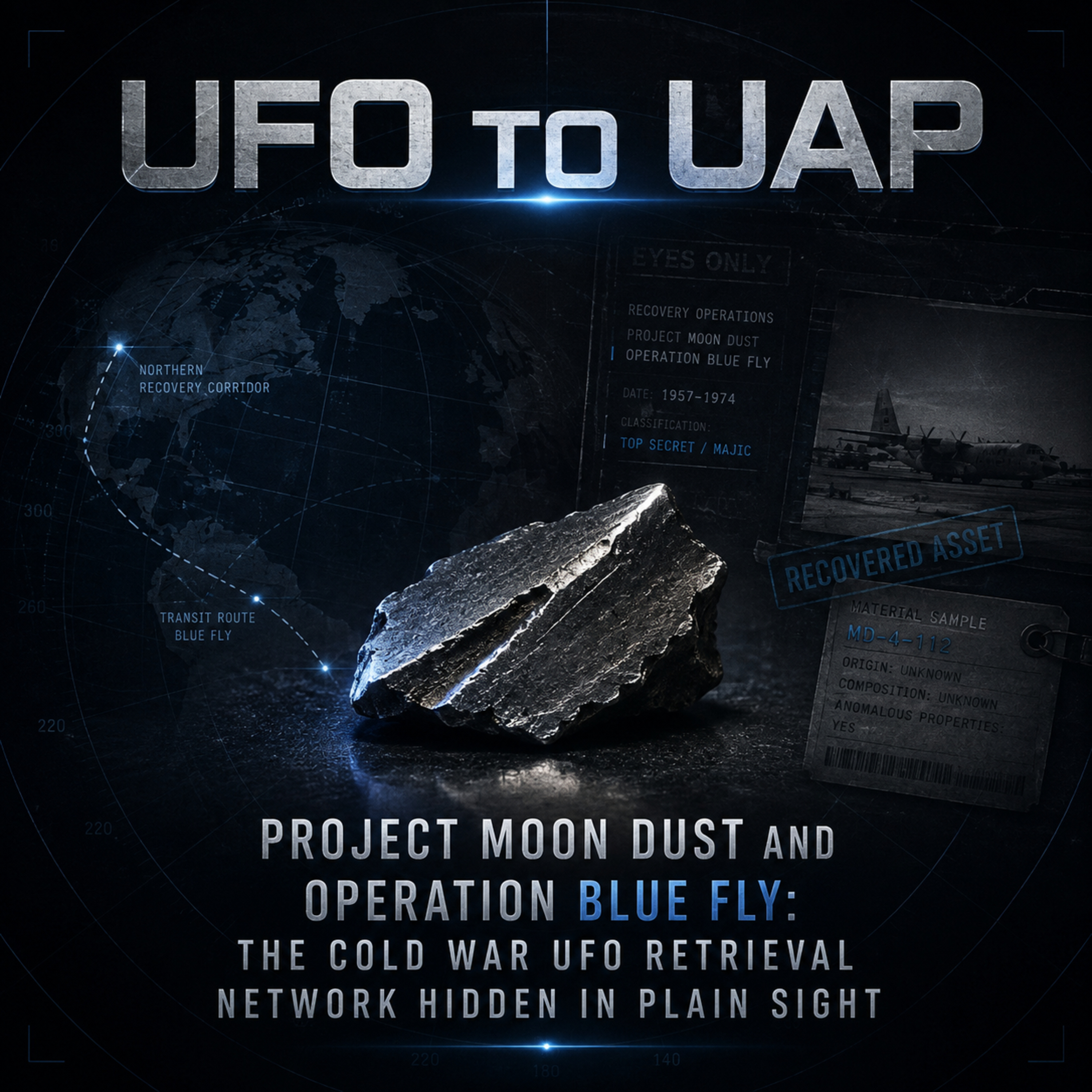 Project Moon Dust and Operation Blue Fly: The Cold War UFO Retrieval Network Hidden in Plain Sight