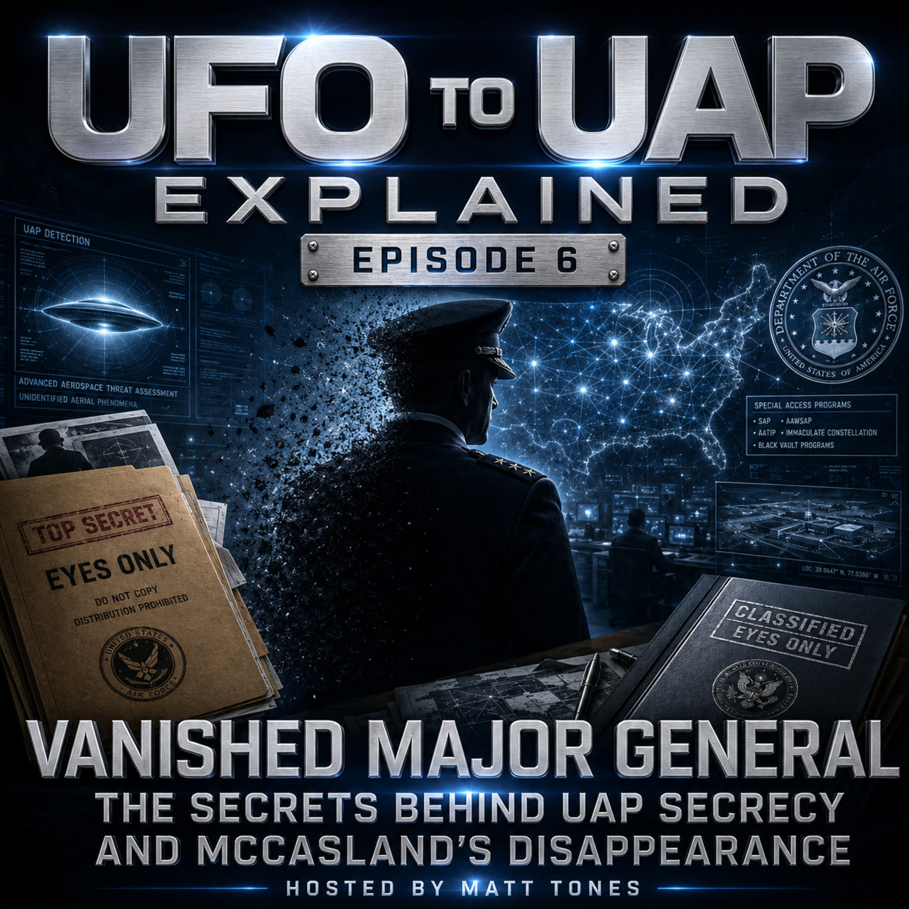 Vanished Major General: The Secrets Behind UAP Secrecy and McCasland's Disappearance