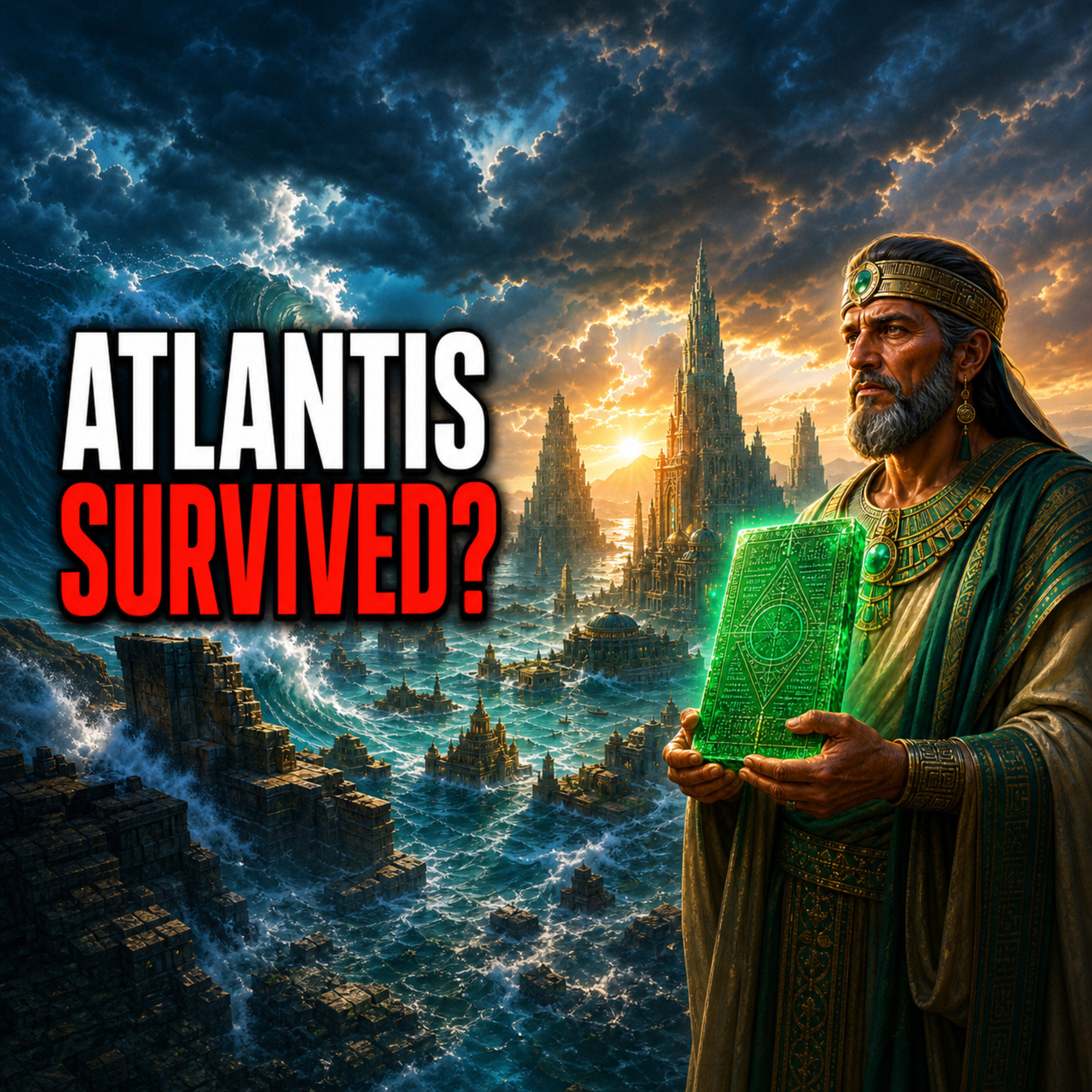 The Emerald Tablets Mystery: The Forbidden Text That Claims Atlantis SURVIVED the Reset?