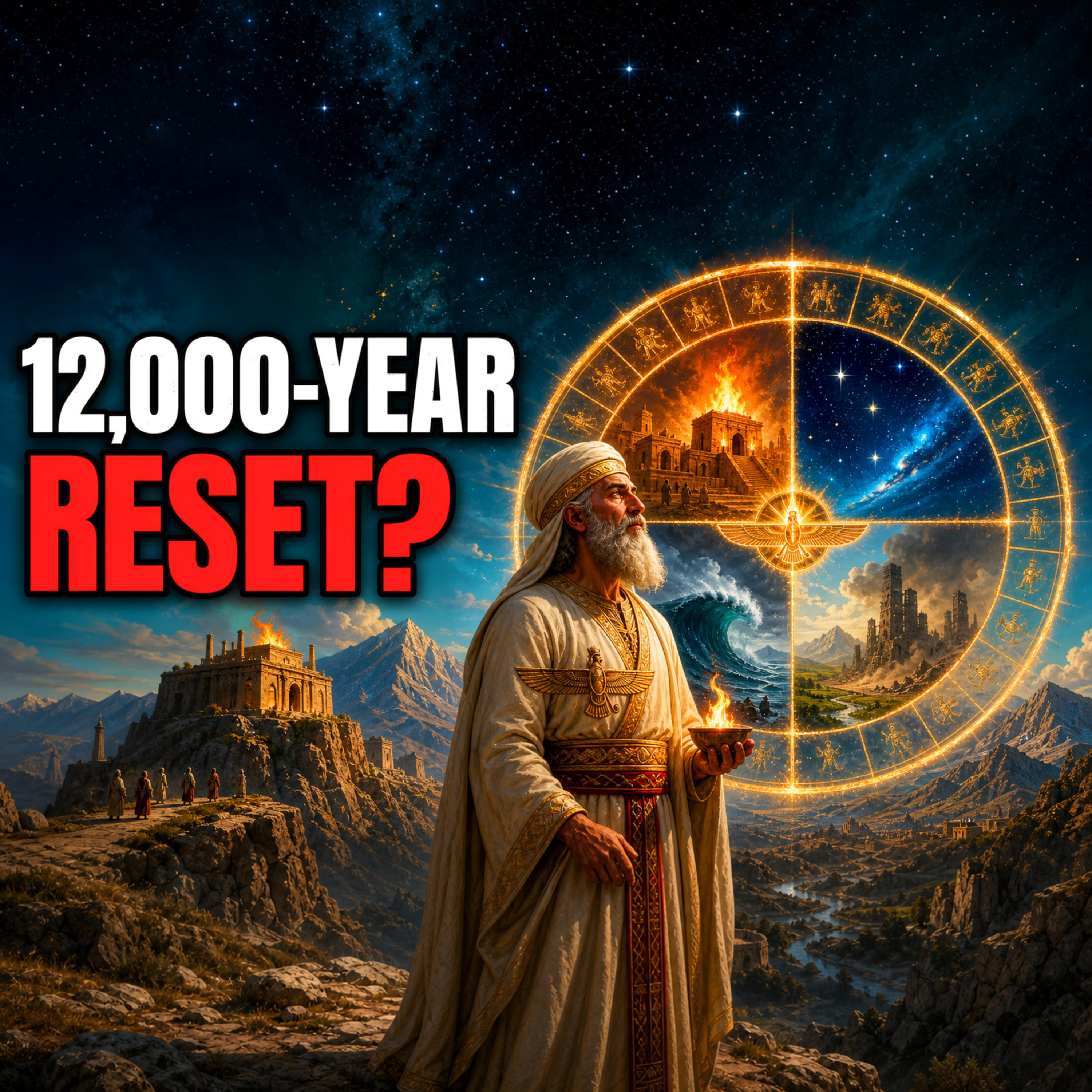The Zoroastrian Timeline - The 12,000-Year Plan That Mirrors the Reset Cycle ACROSS Cultures?