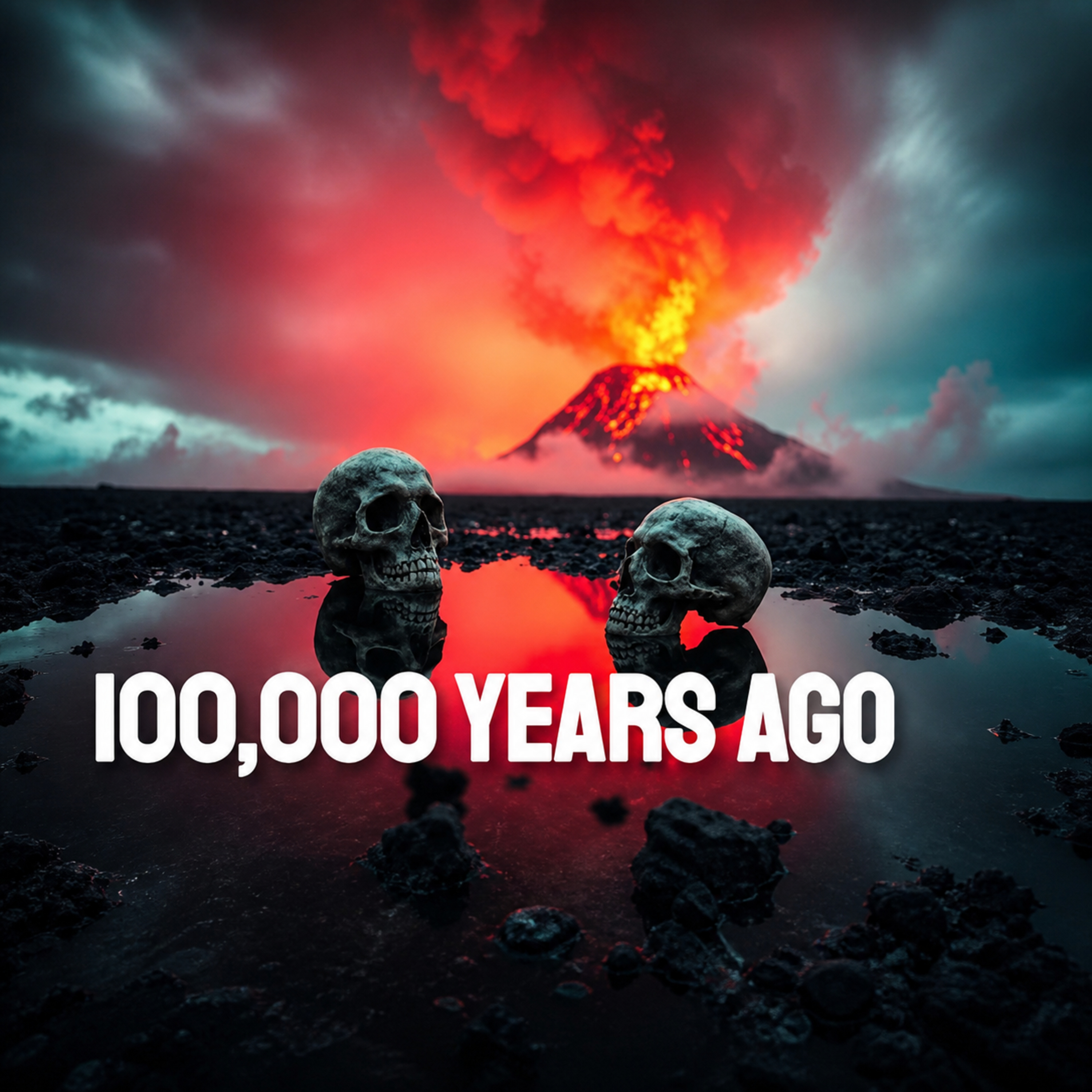The Day Humans Almost DISAPPEARED 100,000 Years Ago | History for Sleep