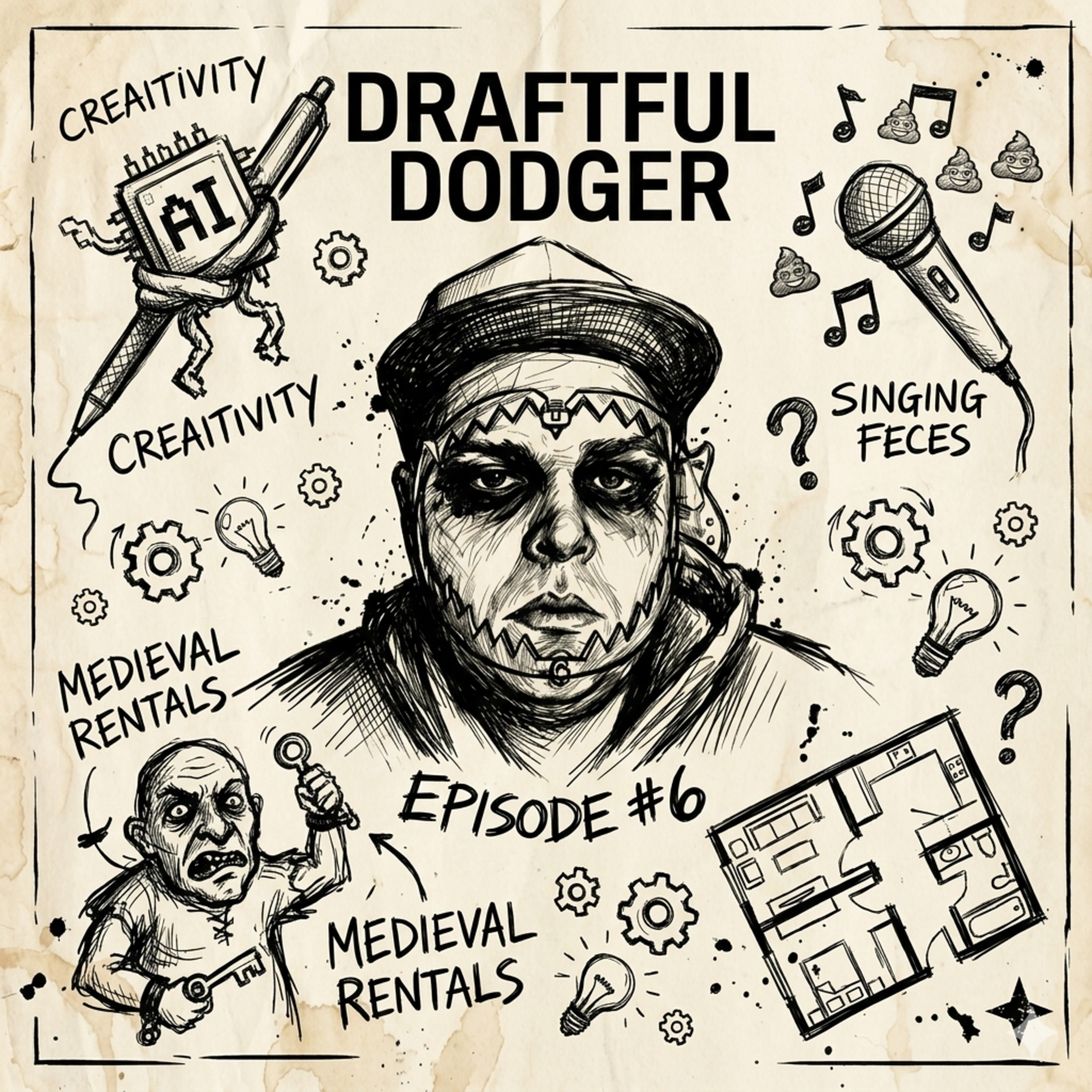 Episode #6 | CreAItivity vs AIrts | Singing Feces | Medieval Rentals episode artwork