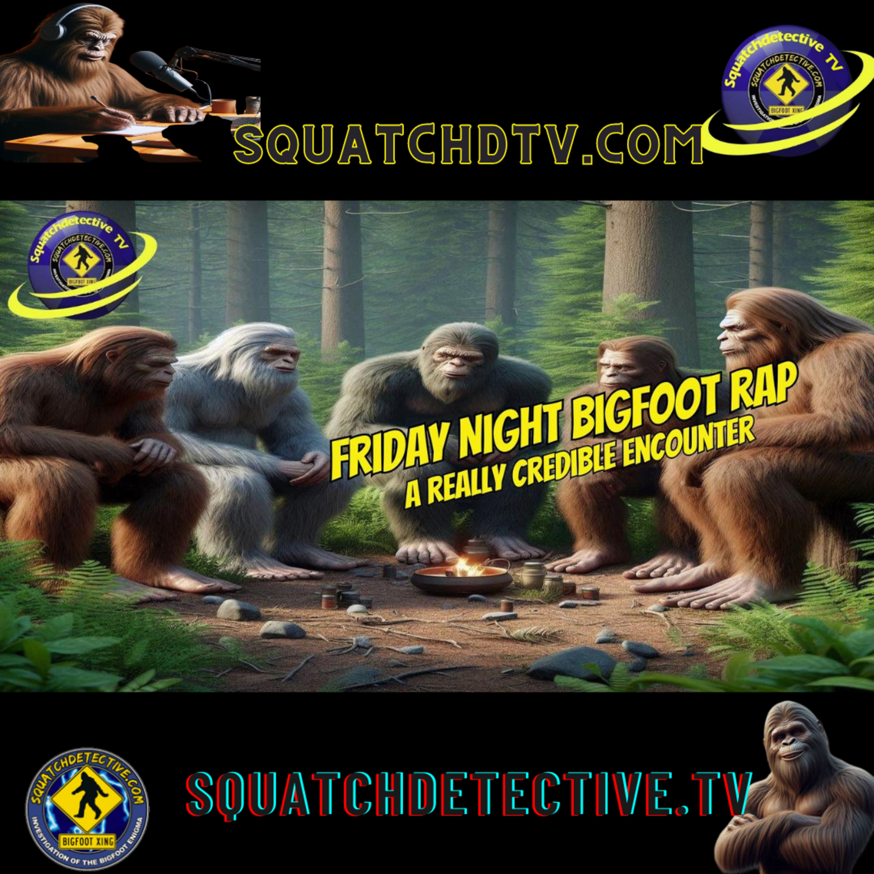 SHOCKING ENCOUNTER Makes a Believer [Friday Night Bigfoot Rap]