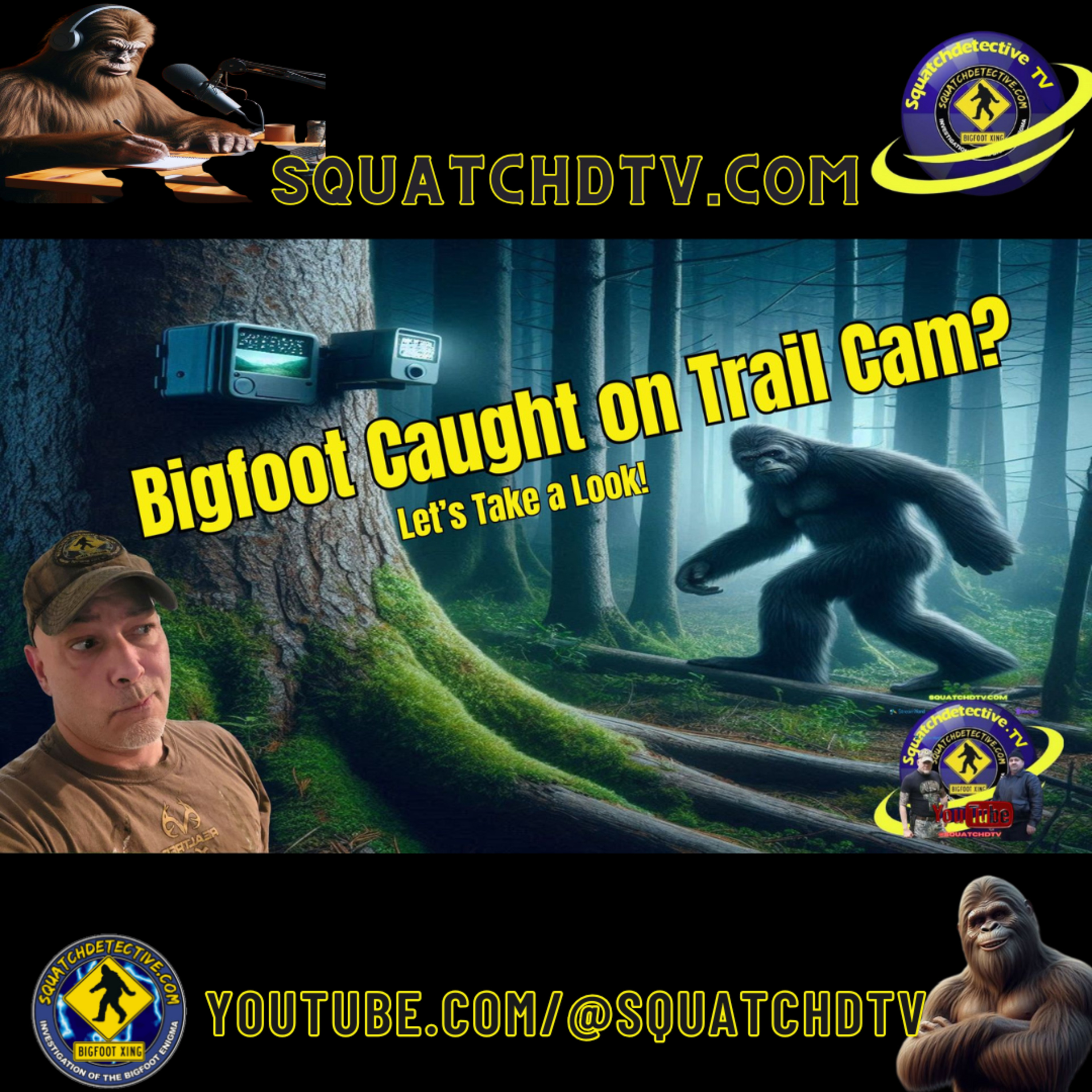 Hunter Shocked! - Bigfoot Caught on Trail Cam ?