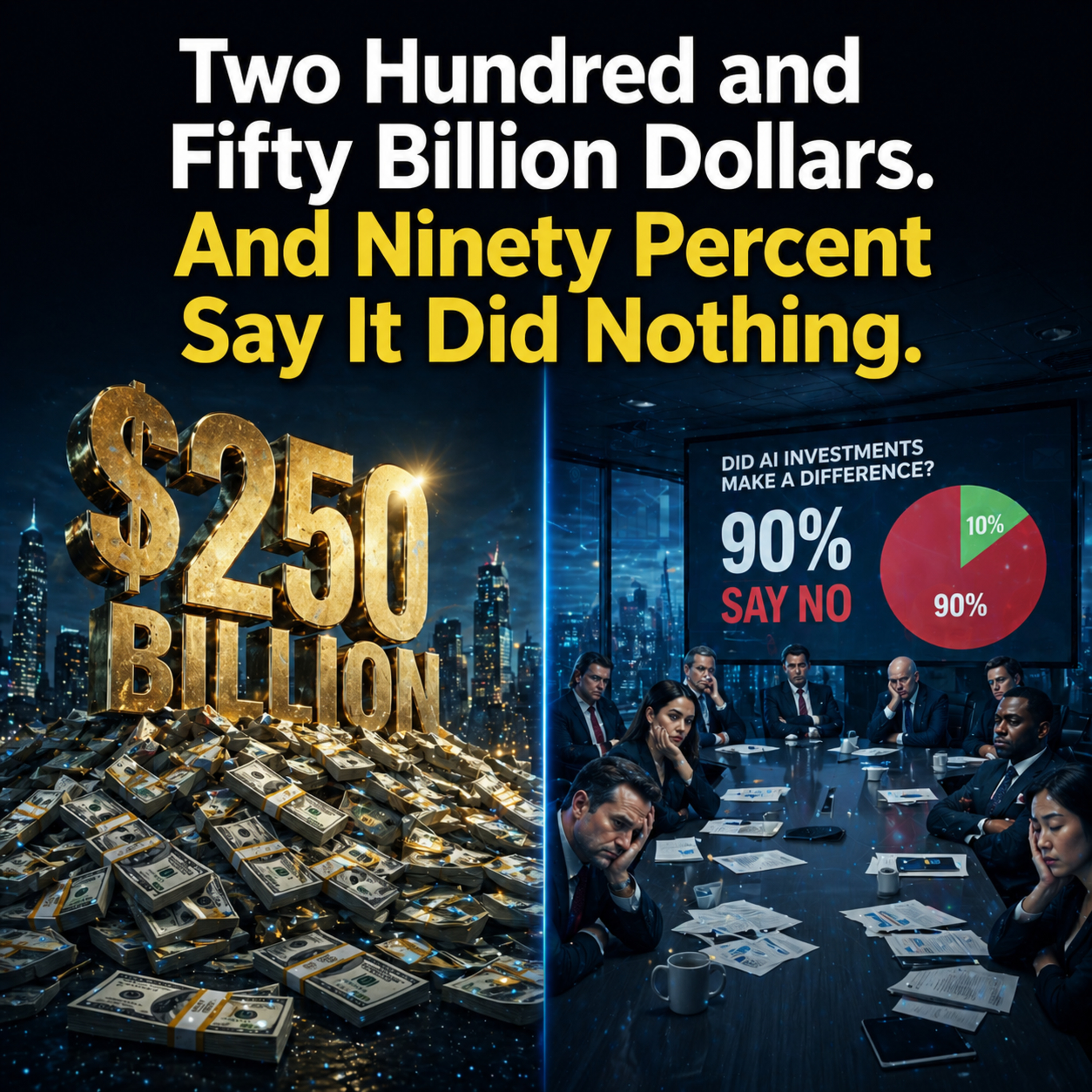 Two Hundred and Fifty Billion Dollars. And Ninety Percent Say It Did Nothing. episode artwork