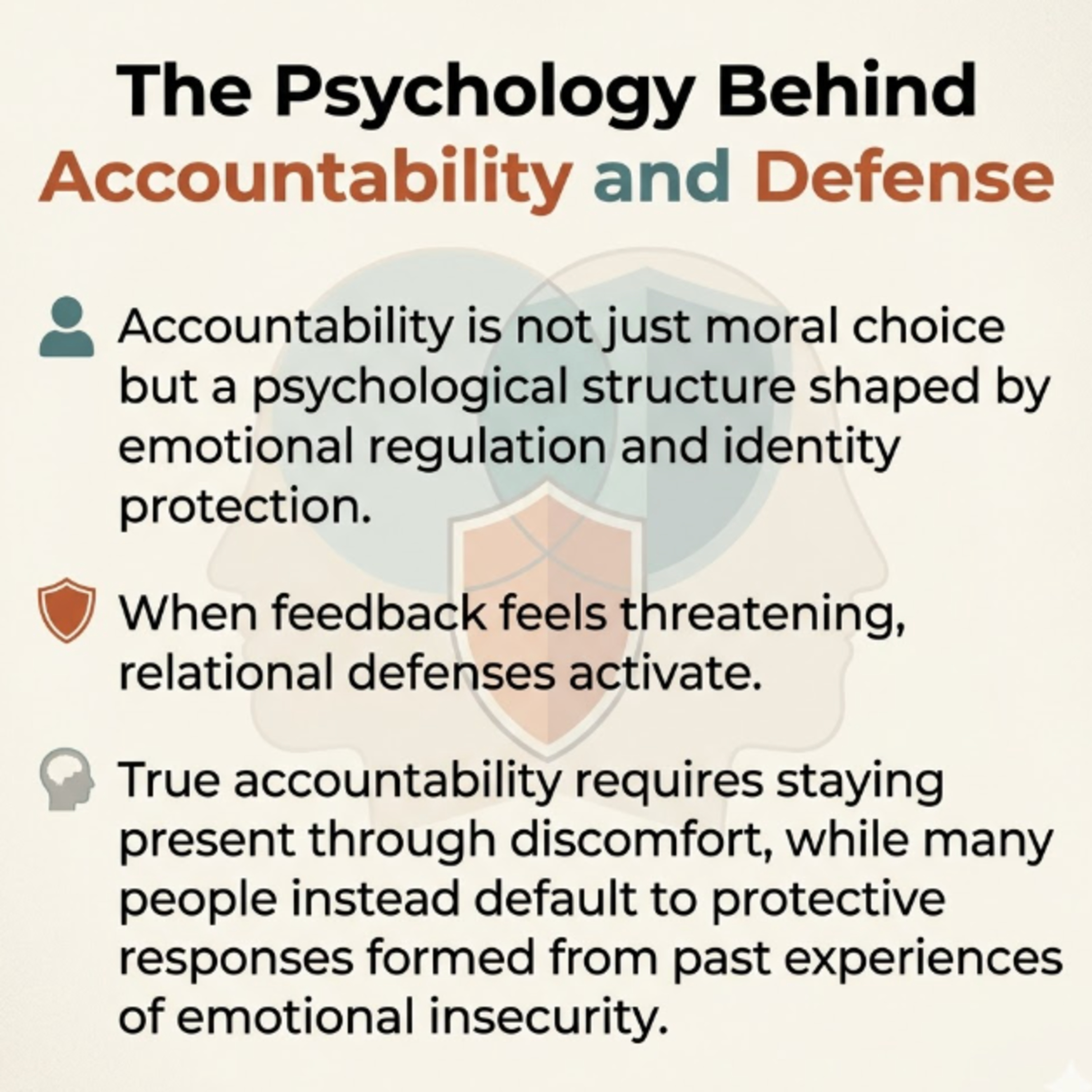 The Psychology Behind Accountability and Defense episode artwork