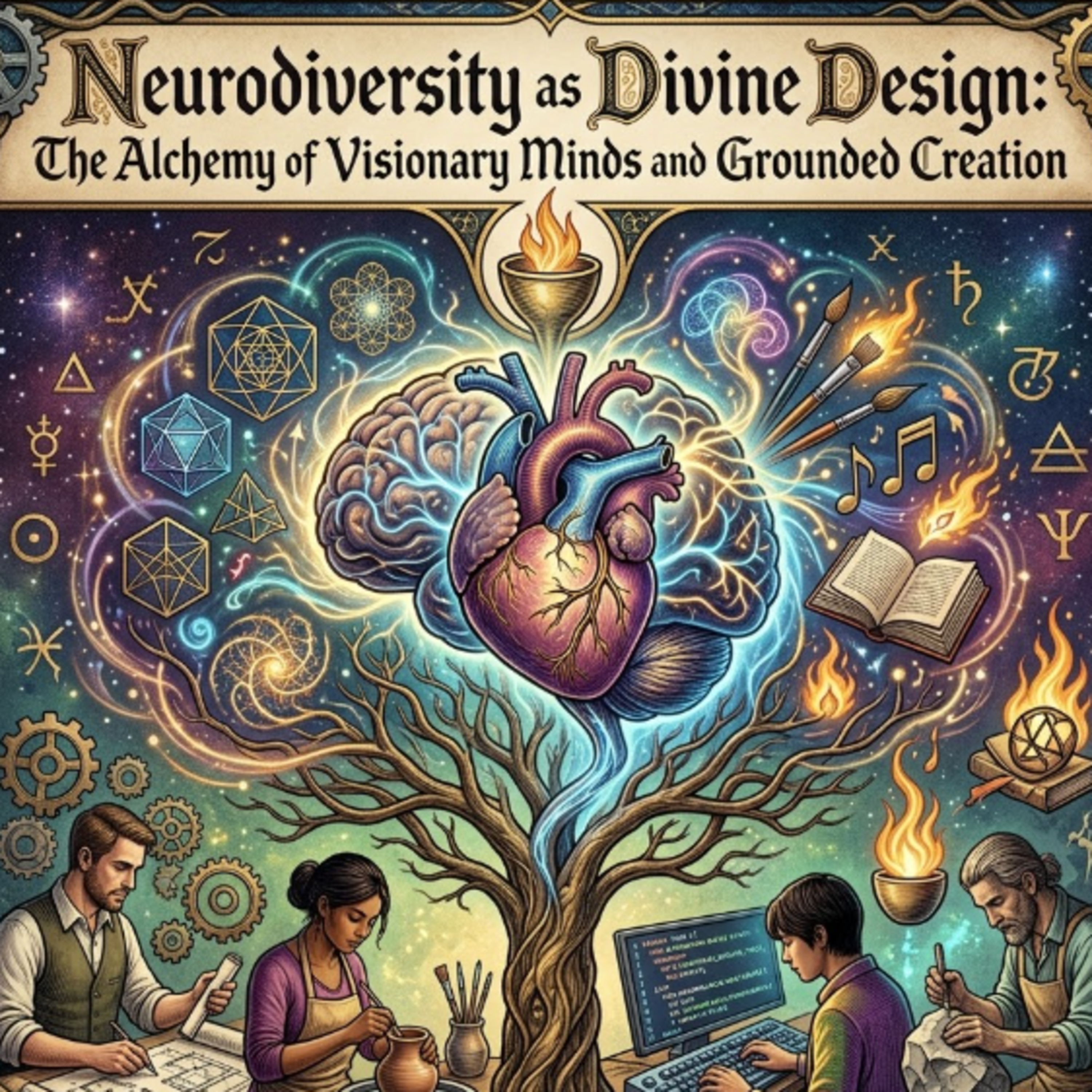 Neurodiversity as Divine Design: The Alchemy of Visionary Minds and Grounded Creation episode artwork