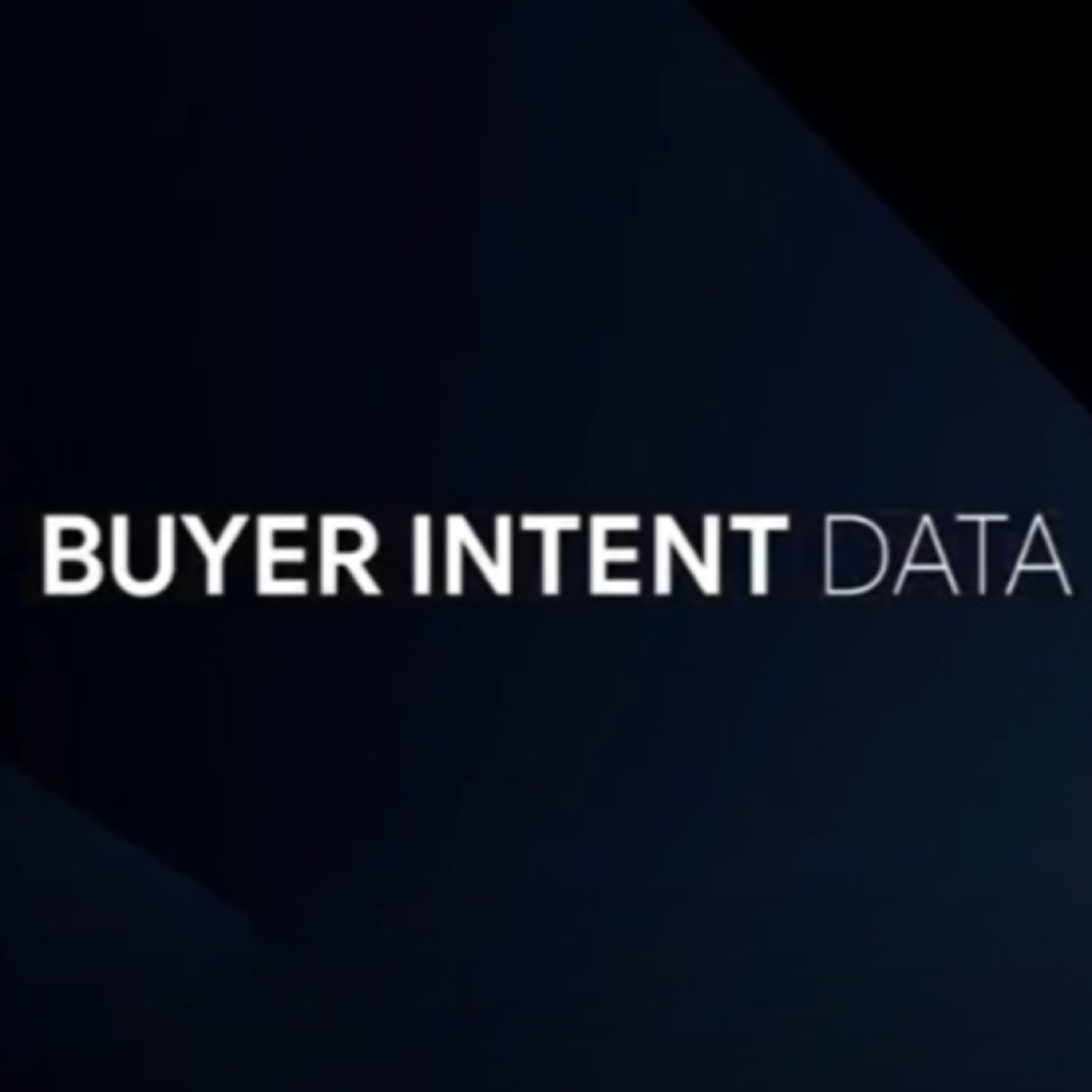 Buyer Intent Data - From Signals to Strategy episode artwork