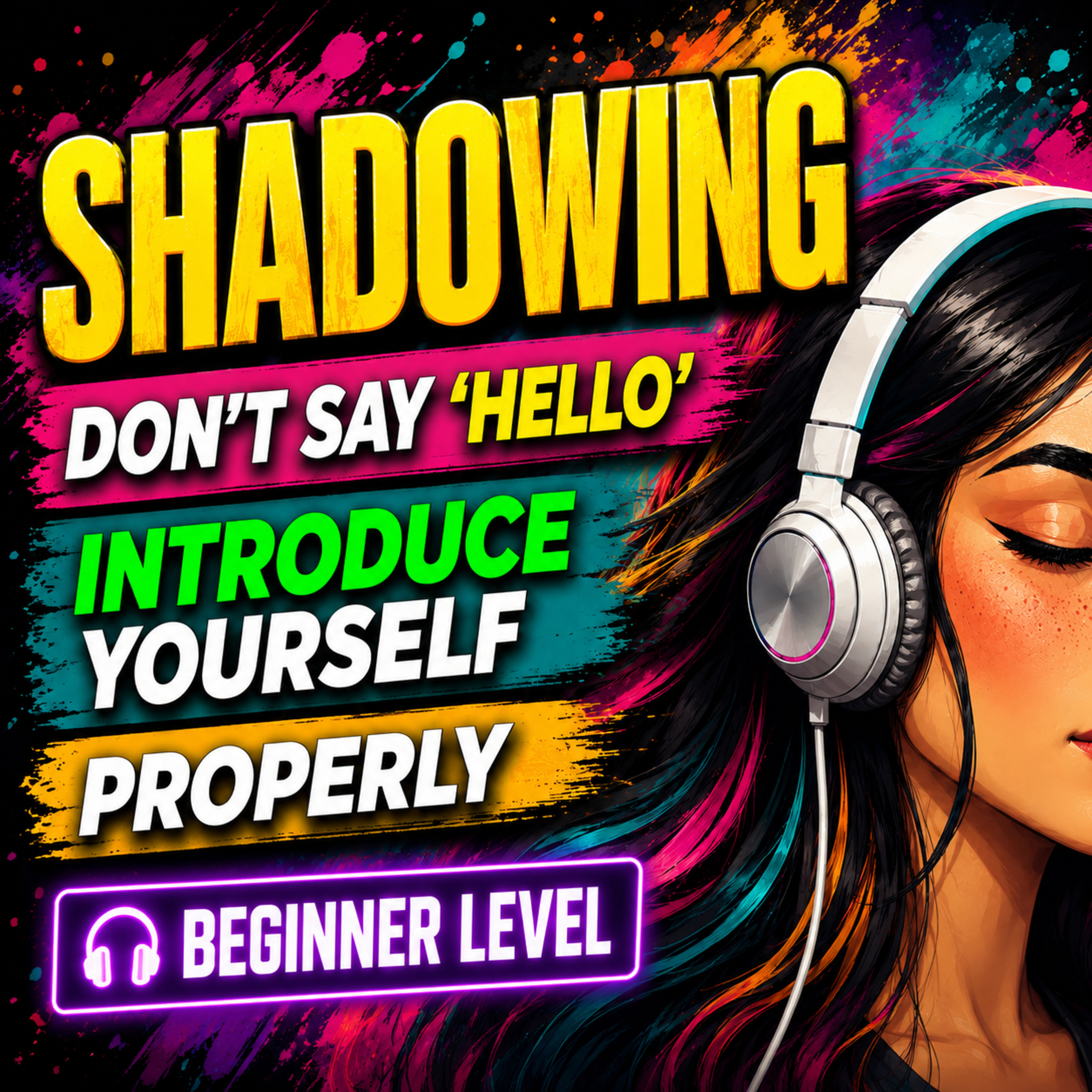 How to Introduce Yourself Naturally | Beginner Level | Shadowing Practice