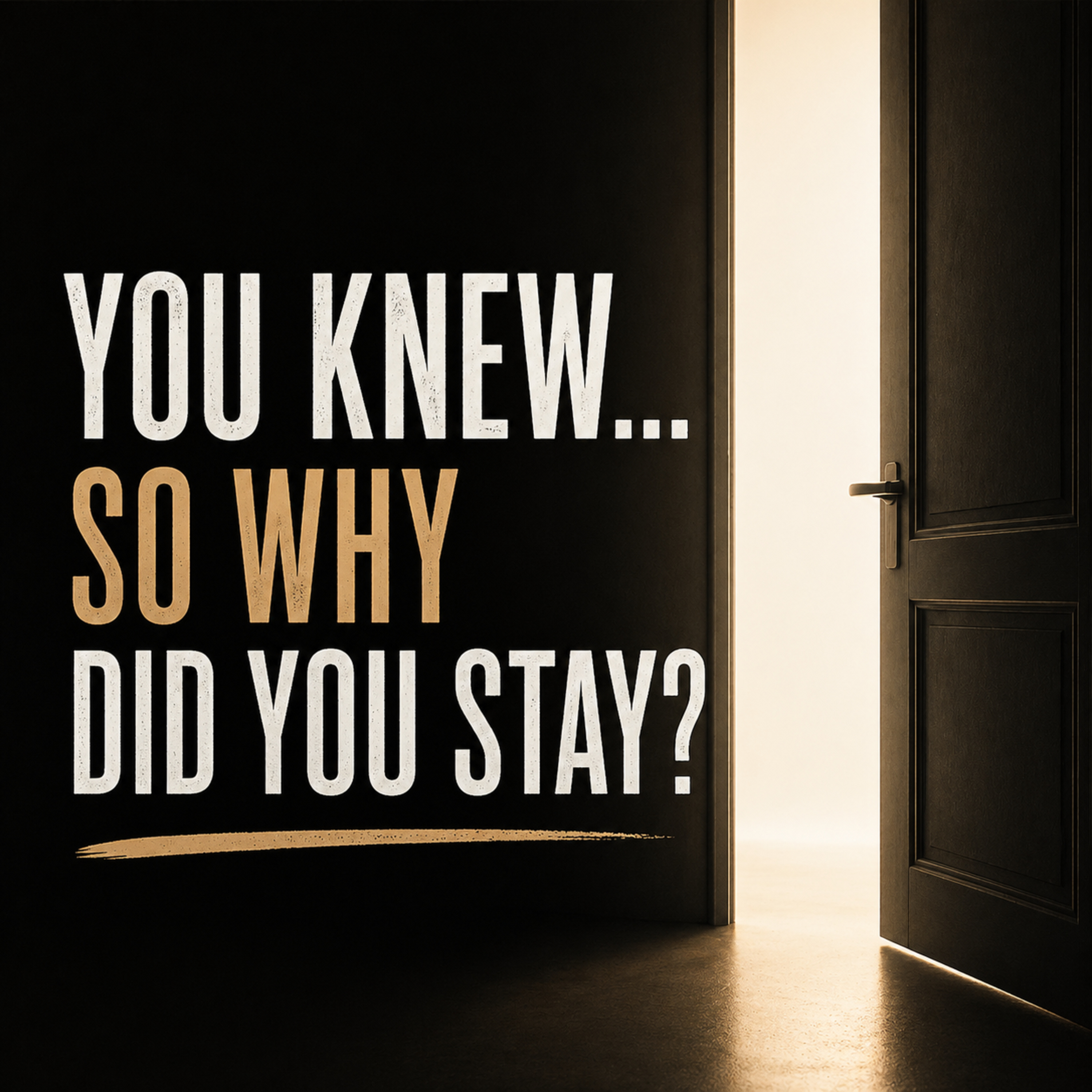 You Knew...So Why Did You Stay? episode artwork