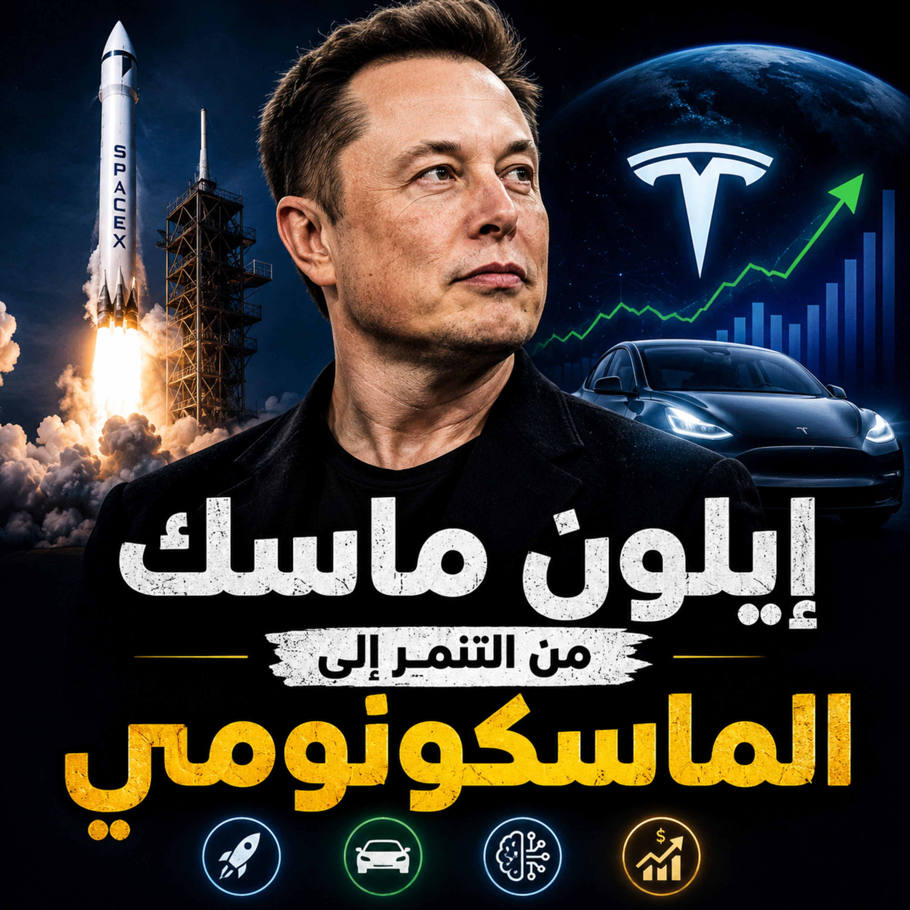 إيلون ماسك: من التنمر إلى اقتصاد الماسكونومي episode artwork