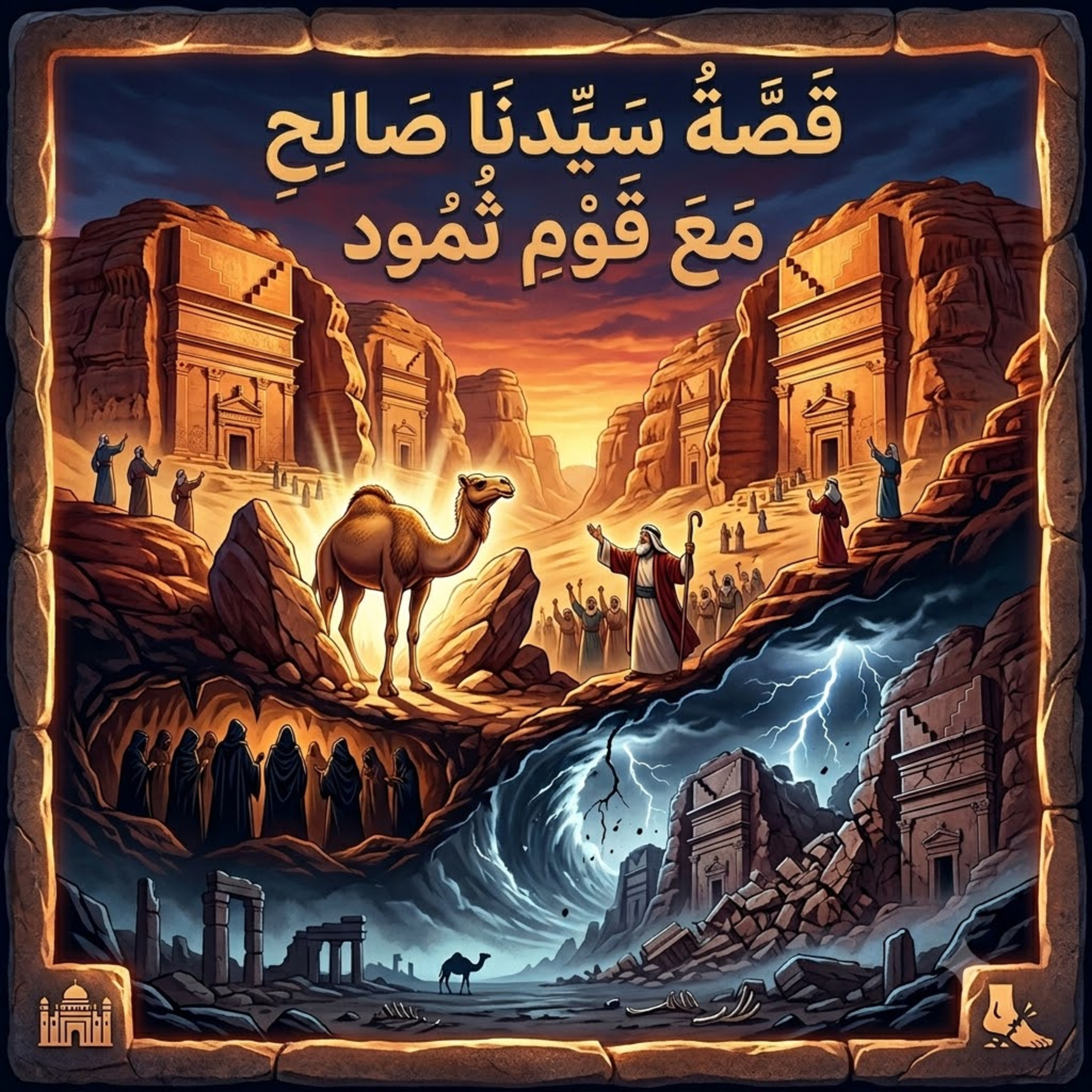 قِصَّةُ ثَمُودَ وَنَبِيِّ اللهِ صَالِحٍ عَلَيْهِ السَّلَامُ: مَصِيرُ الجِبَالِ وَعَاقِبَةُ الِاسْتِكْبَارِ