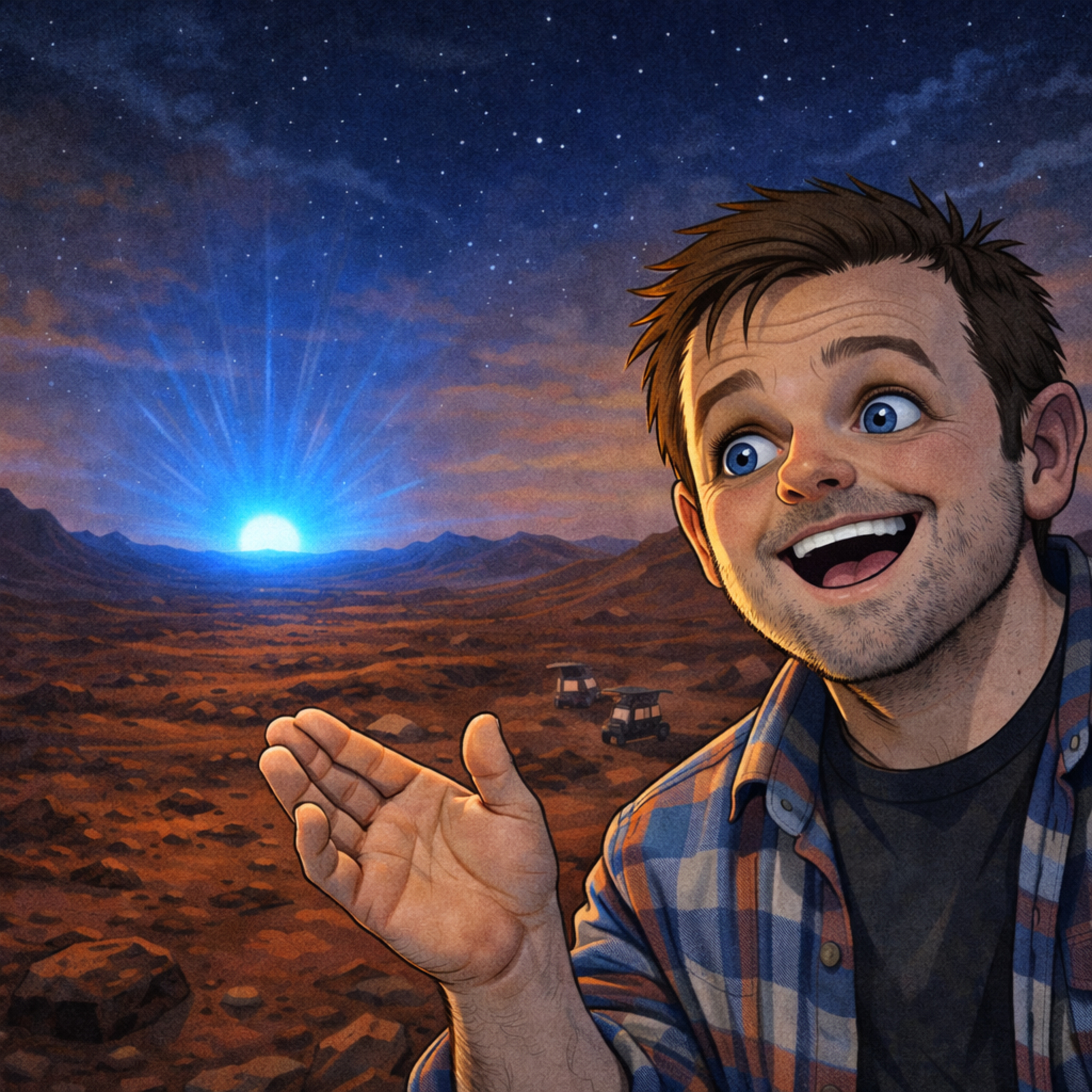 Fact#6 Mars har blå solnedgange  episode artwork