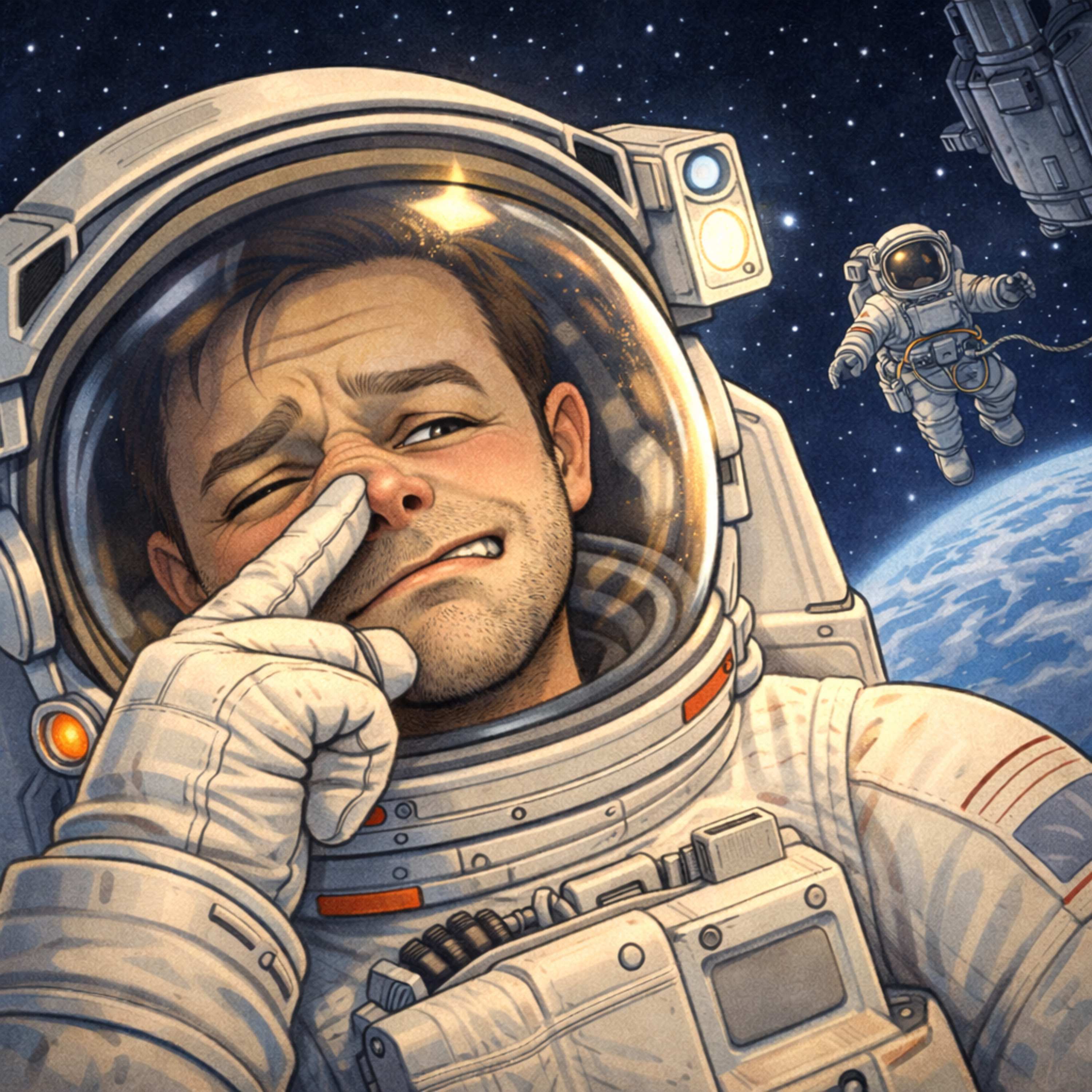Fact#10 Sådan klør en astronaut sig på næsen episode artwork