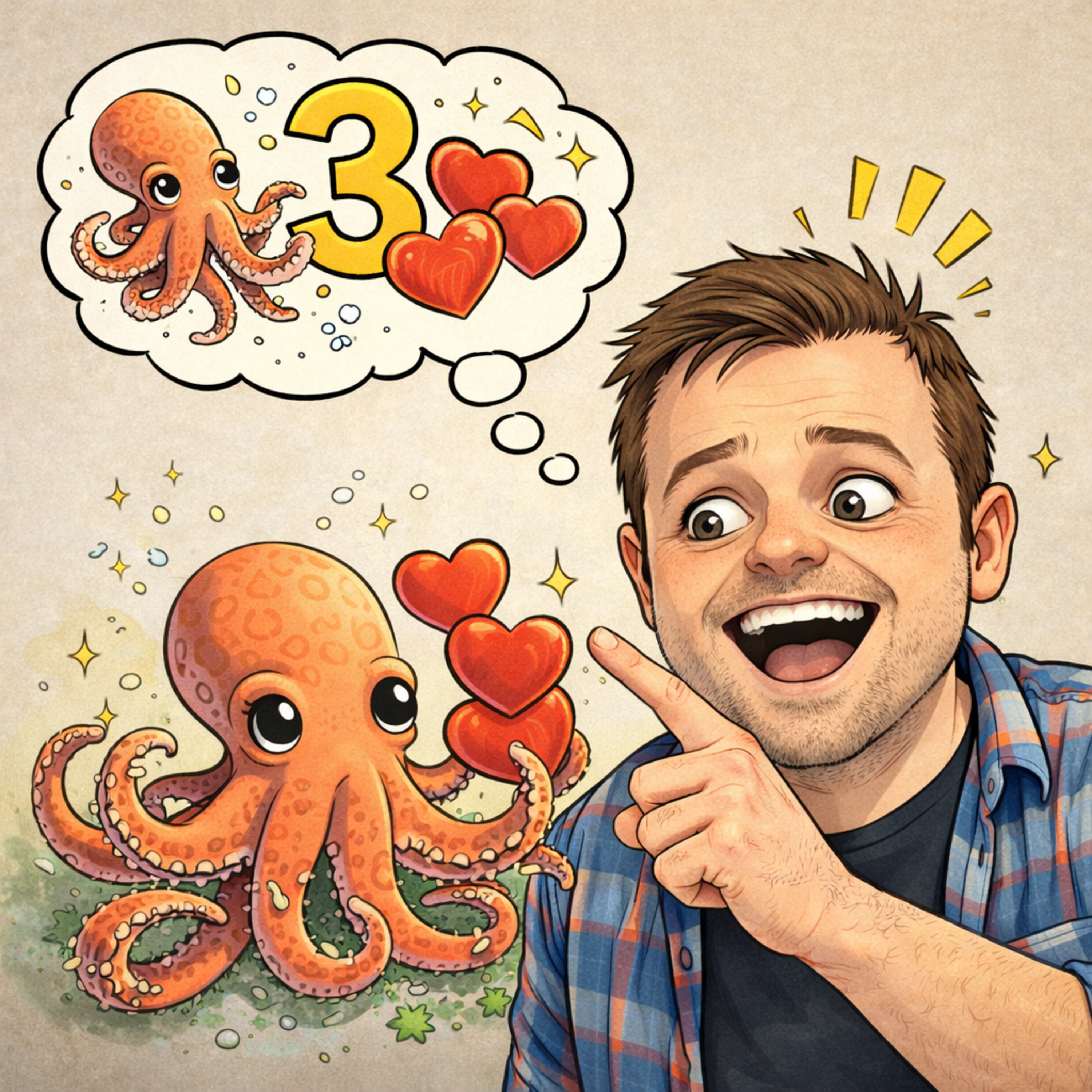 Fact#15 Blæksprutter har tre hjerter episode artwork