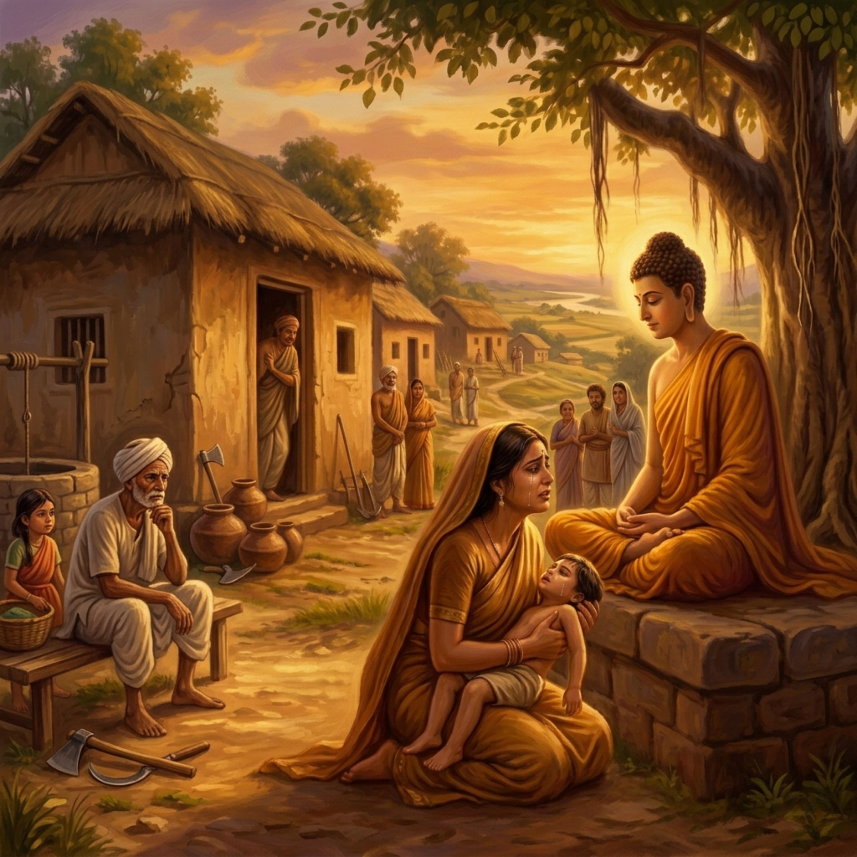 06: Why the Buddha Sent a Grieving Mother Door to Door - A Buddhist story about grief and the gift of not being alone. episode artwork